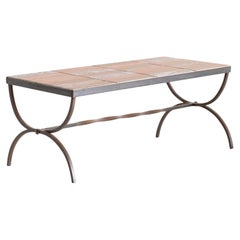 Mid Century French X-Frame Coffee Table