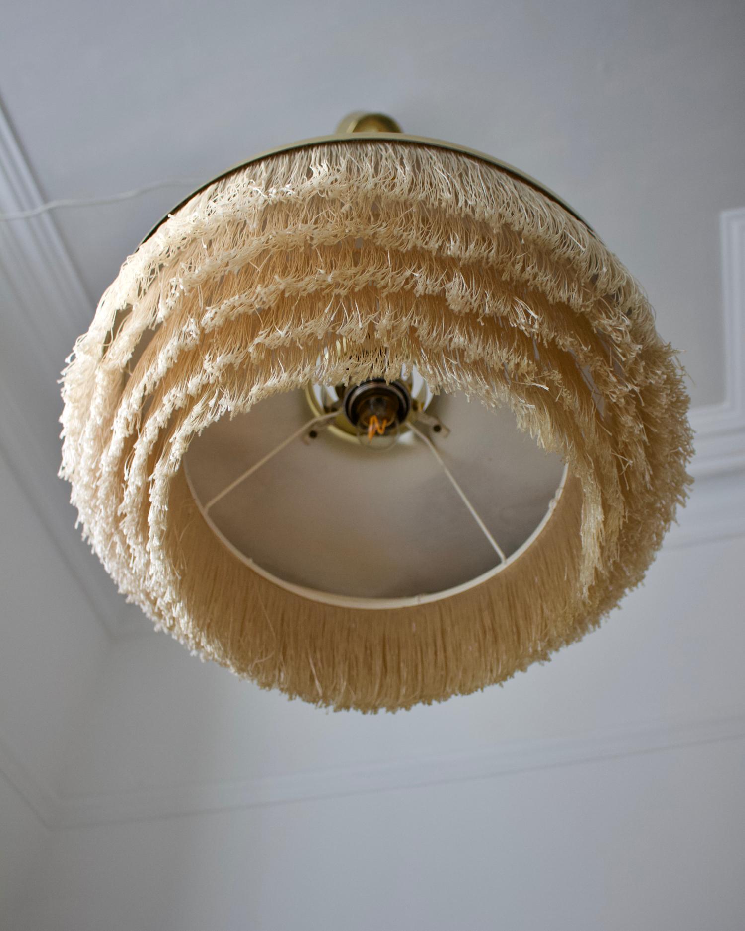 Mid-Century Fringe Light by Hans-Agne Jakobsson, Sweden In Good Condition In London, GB