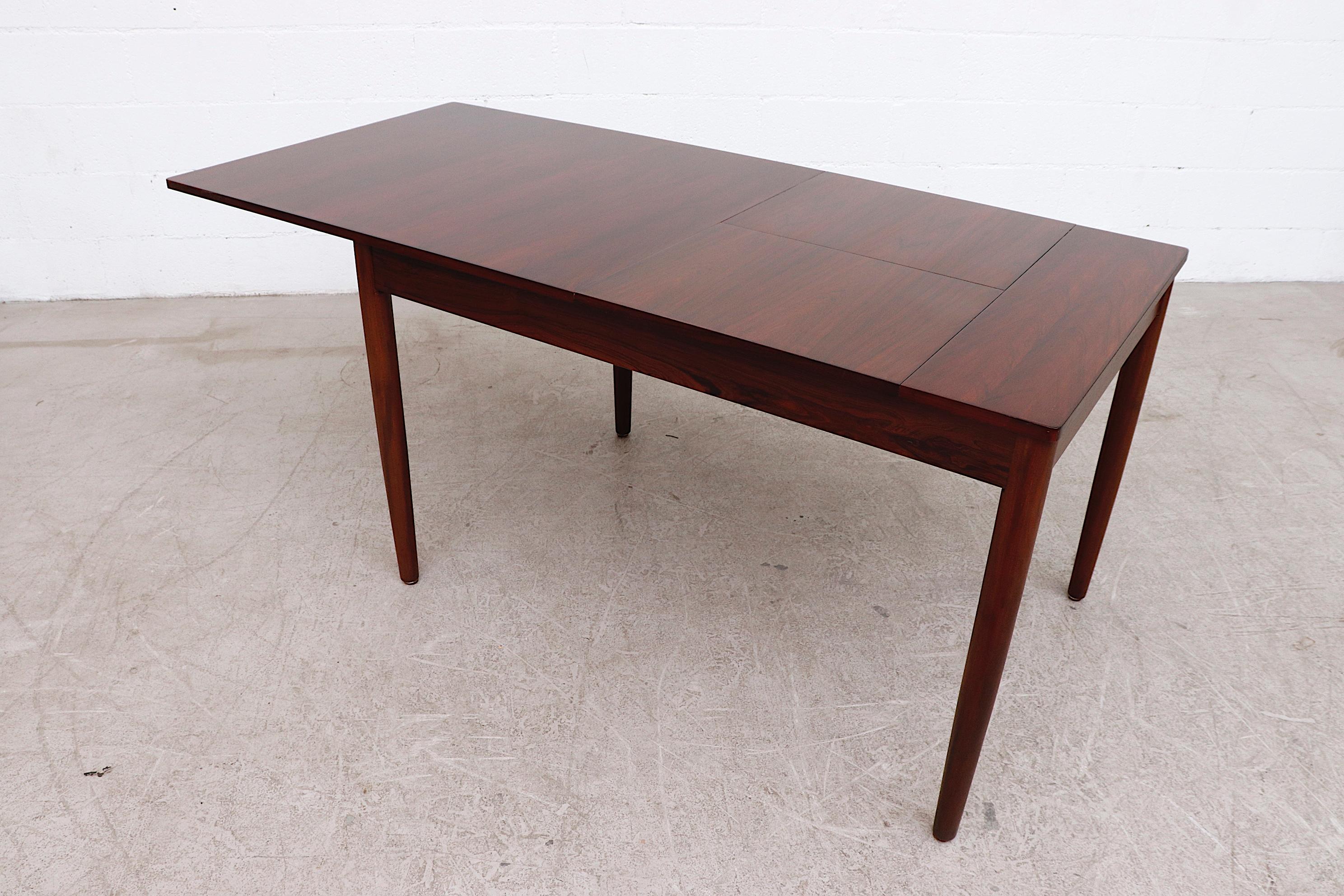 Mid-century Fristho Rosewood Dining Table In Good Condition In Los Angeles, CA