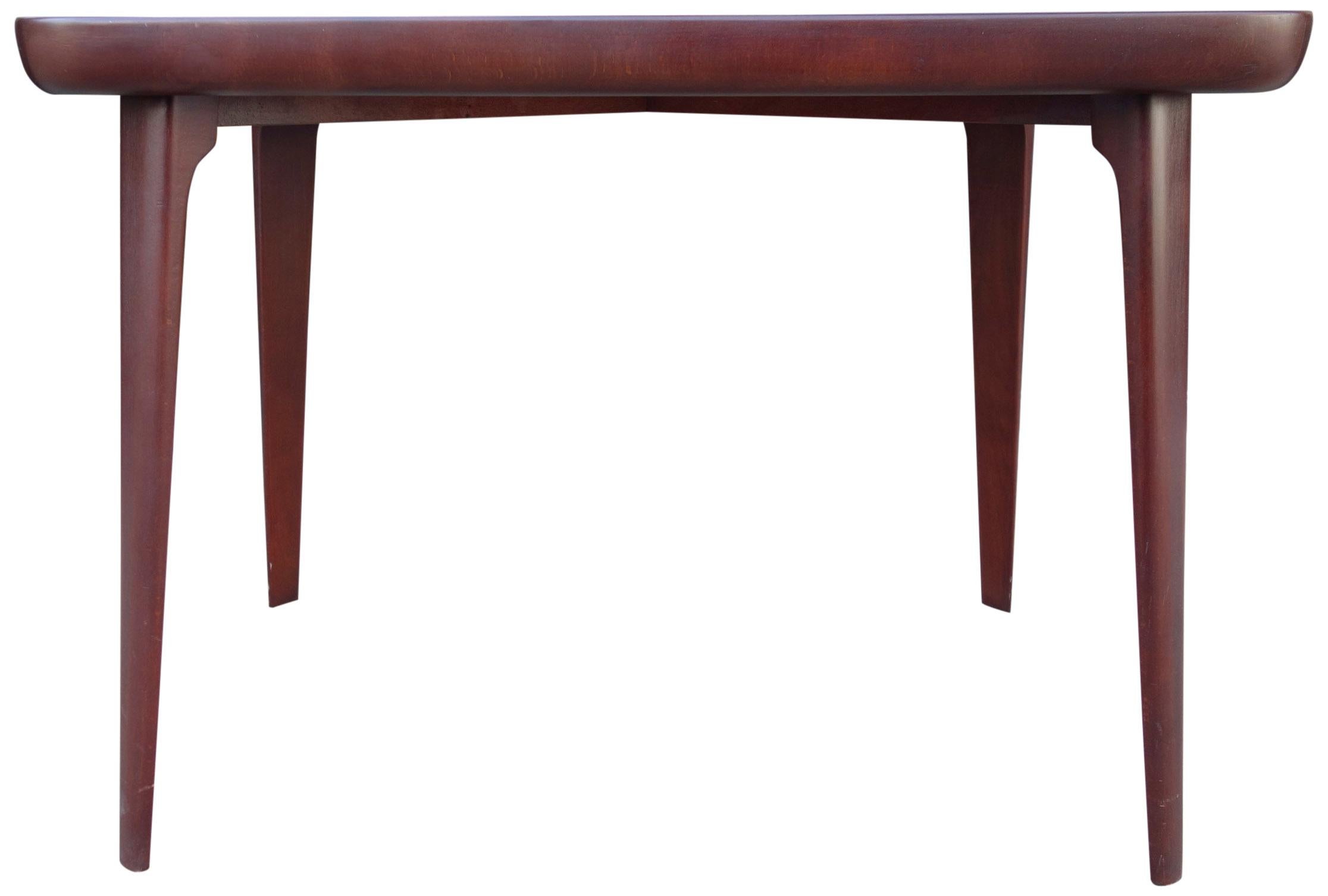 Midcentury Fritz Hansen Side Chairs and Side Table 6