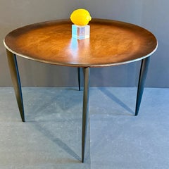 Mid-Century Fritz Hansen Teak Wood Tray Folding Side Table