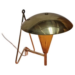 Mid-Century Full Brass Wall / Table Lamp, Itsu 1950s