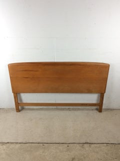 Mid Century Full Size Headboard by Heywood Wakefield with Champagne Finish