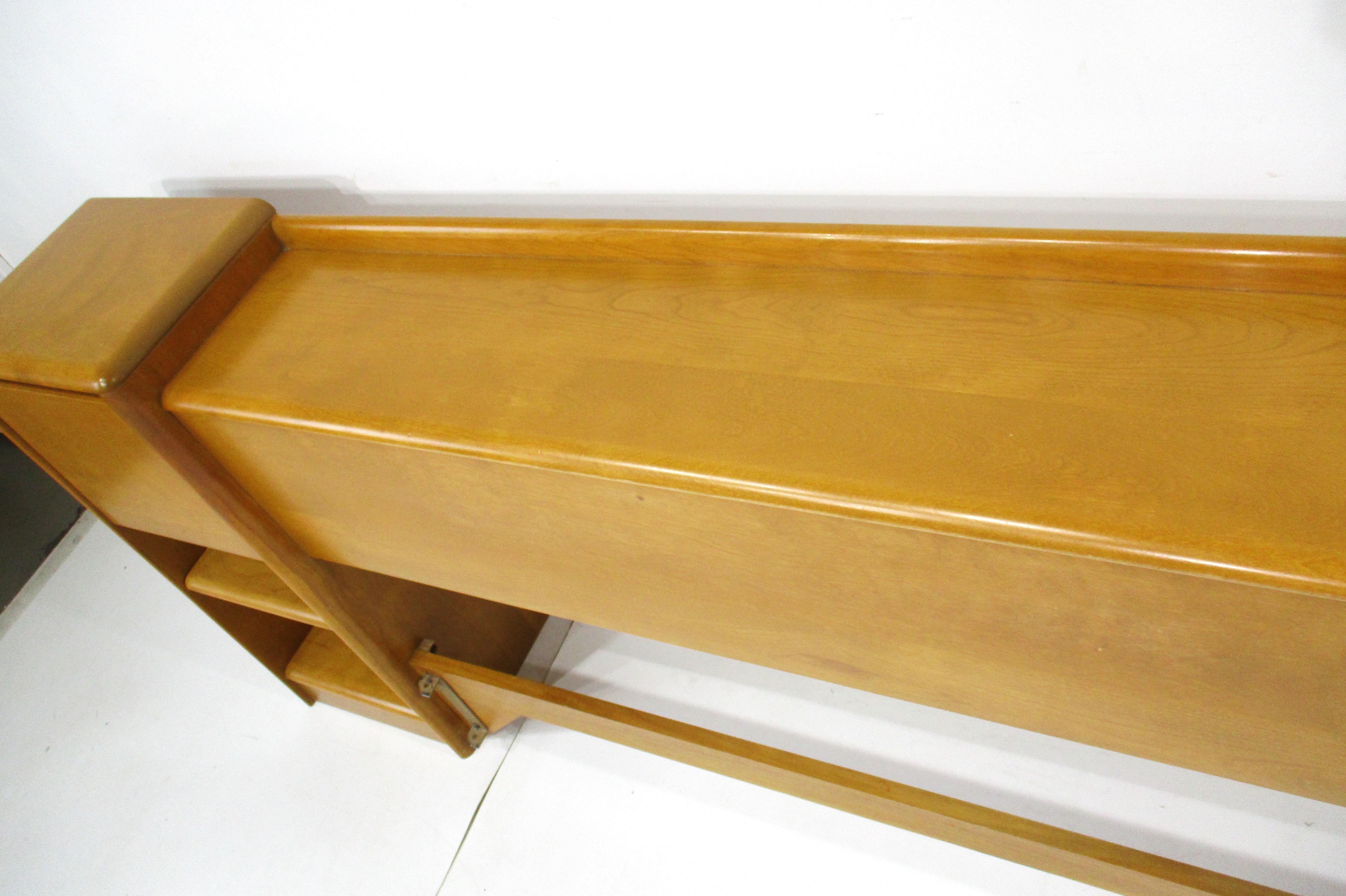 Heywood Wakefield Mid Century Full Size Headboard by Jiranek / Herrmann For Sale 2
