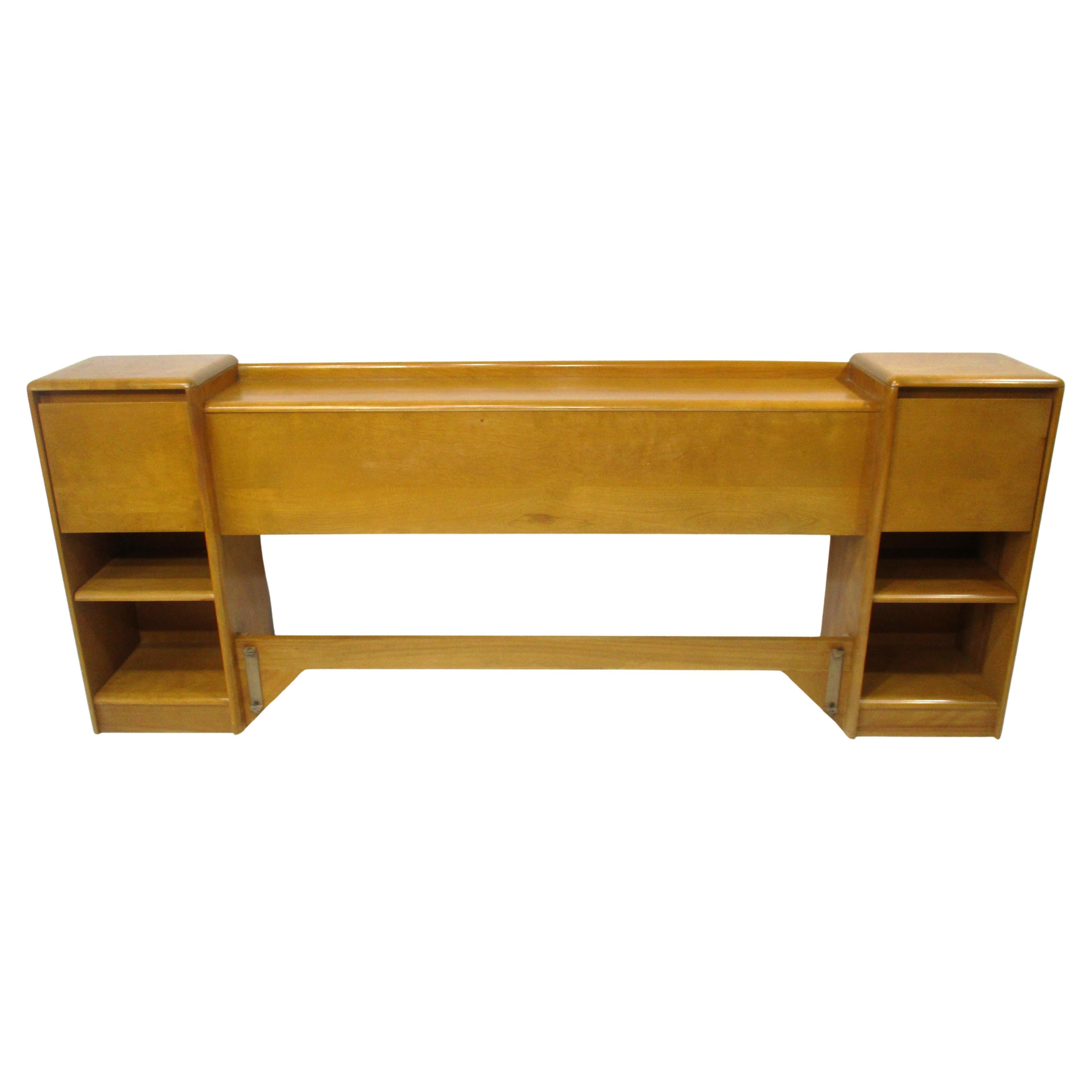 Heywood Wakefield Mid Century Full Size Headboard by Jiranek / Herrmann