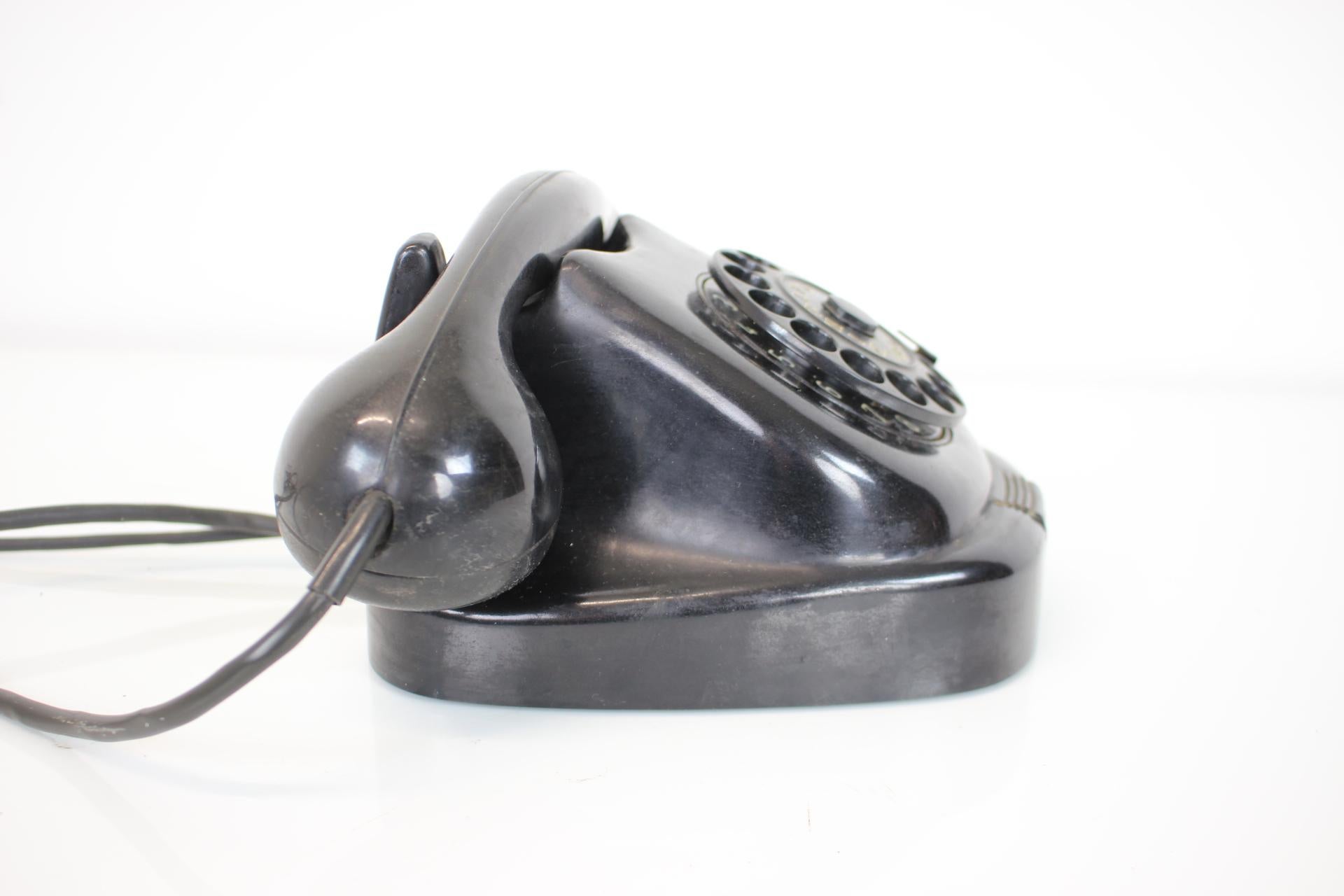 Funktionales Tesla-Telefon aus der Jahrhundertmitte 1961, Československo (Tschechisch) im Angebot