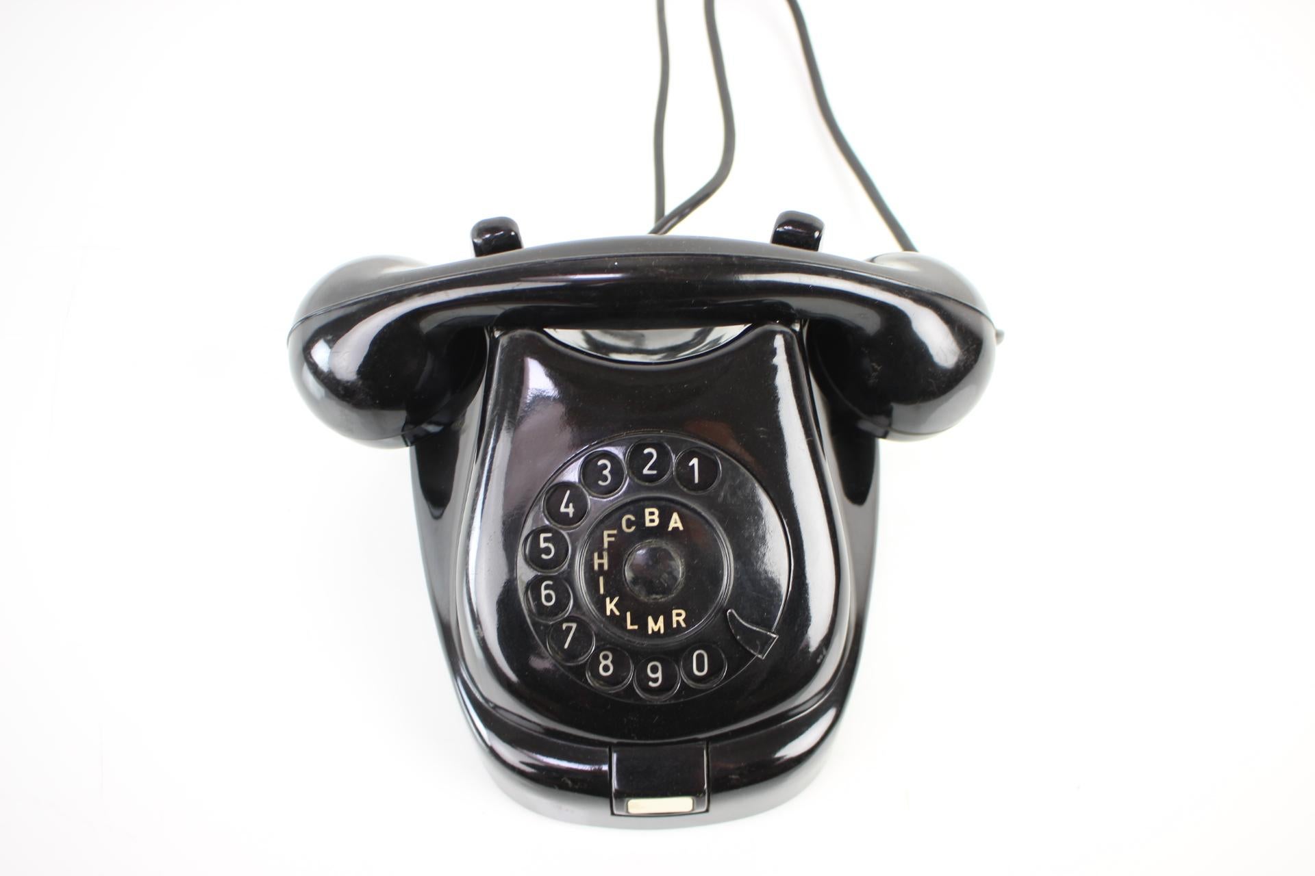 Funktionelles Tesla-Telefon aus der Jahrhundertmitte 1962, Československo im Zustand „Gut“ in Praha, CZ
