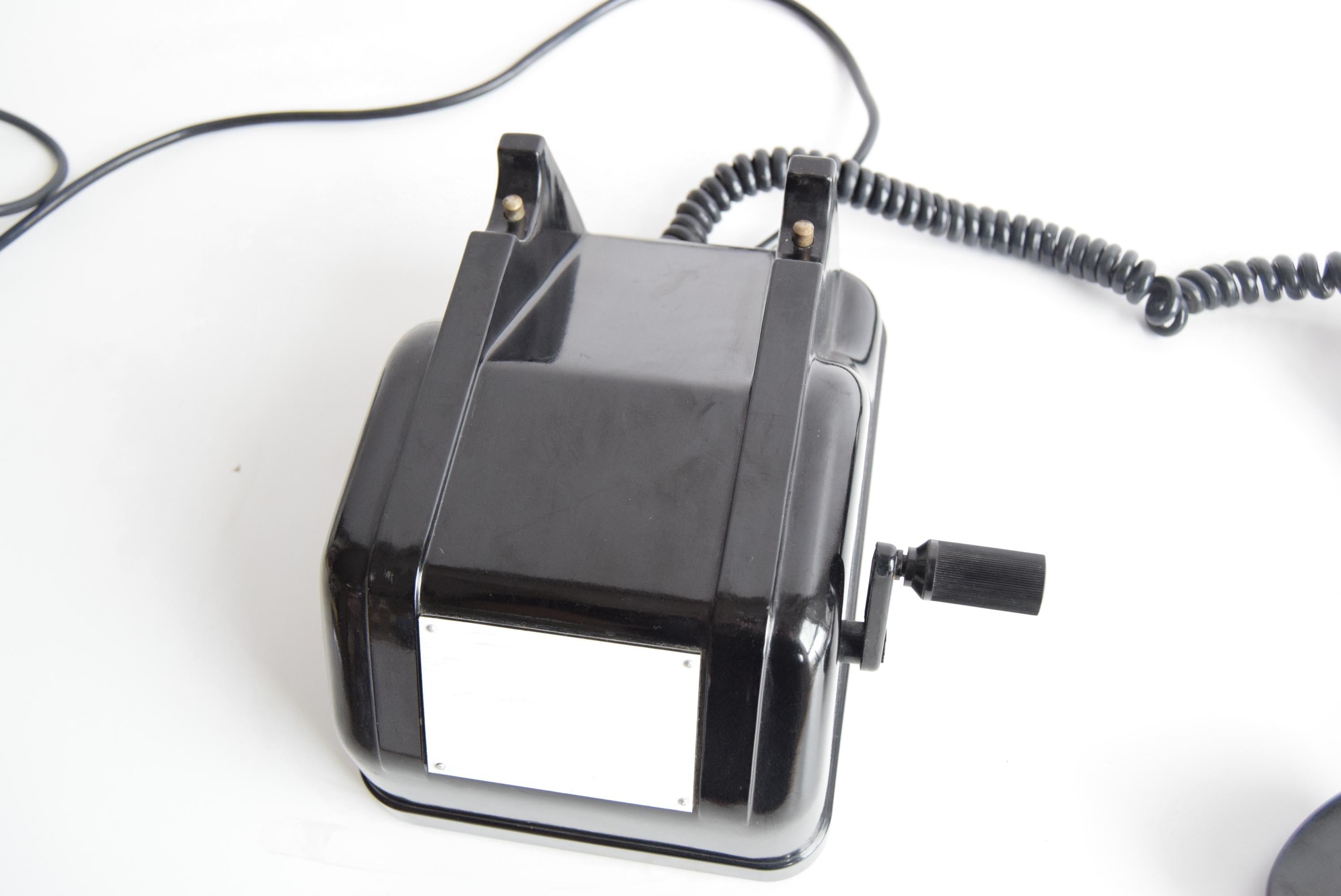 Funktionales Tesla-Telefon aus der Jahrhundertmitte 1971 im Angebot 3