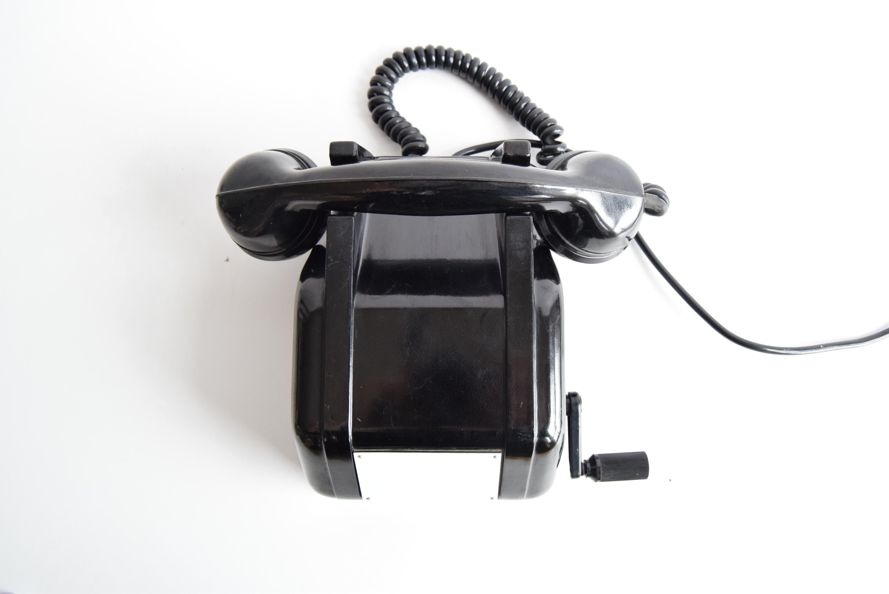 Funktionales Tesla-Telefon aus der Jahrhundertmitte 1971 (Tschechisch) im Angebot