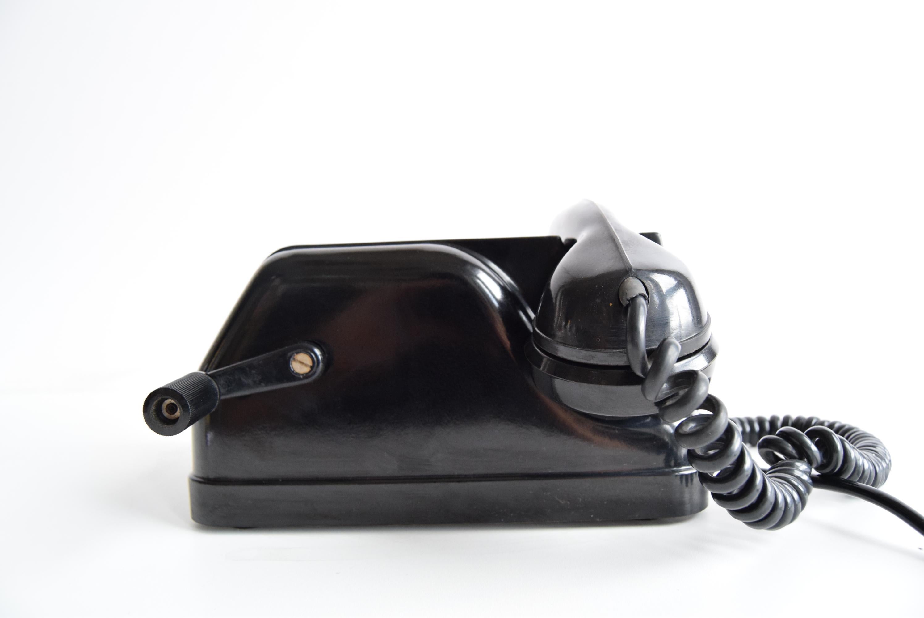 Funktionales Tesla-Telefon aus der Jahrhundertmitte 1971 im Zustand „Gut“ im Angebot in Praha, CZ