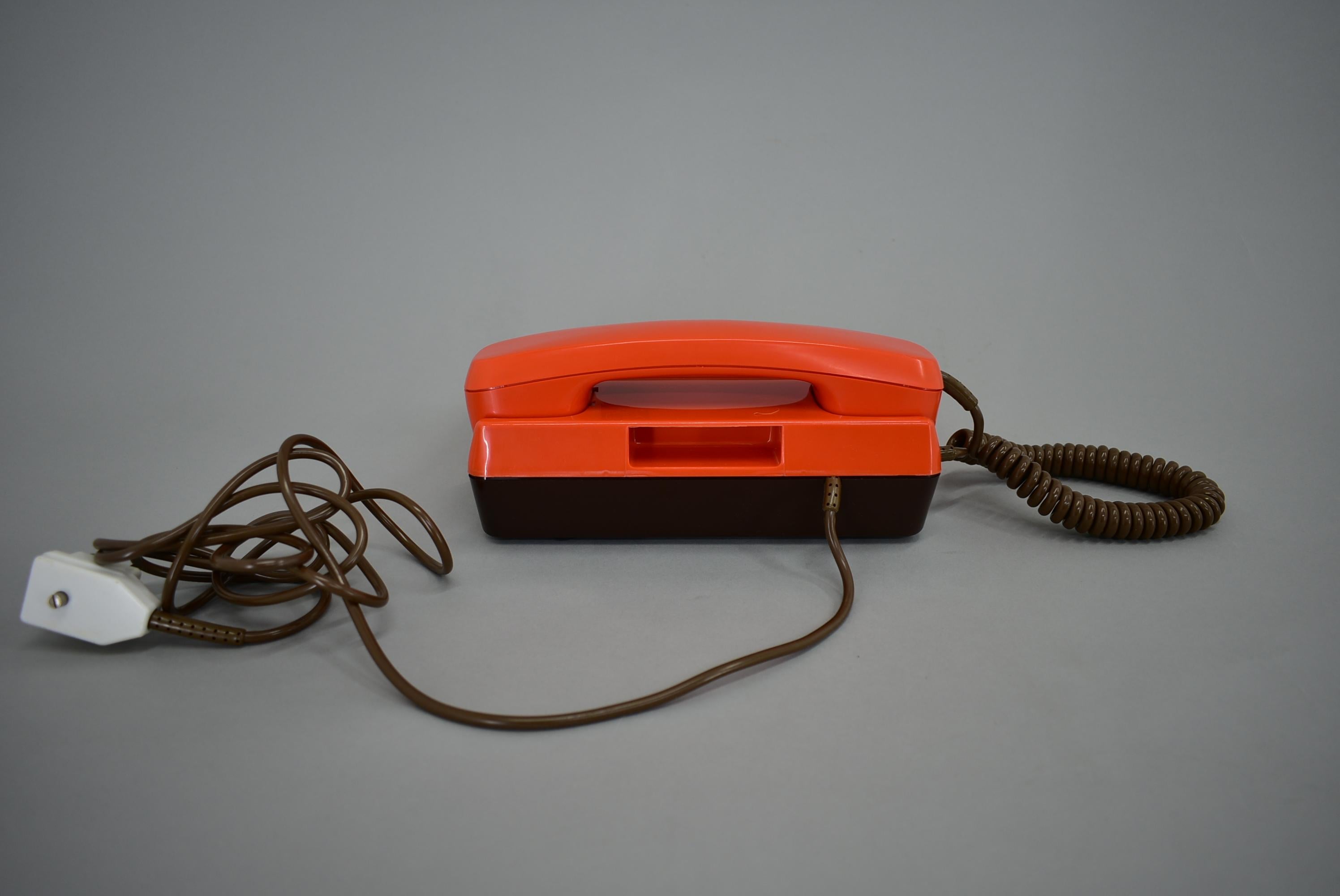 Mid-Century Functional Tesla Phone 1985, Czechoslovakia For Sale 3