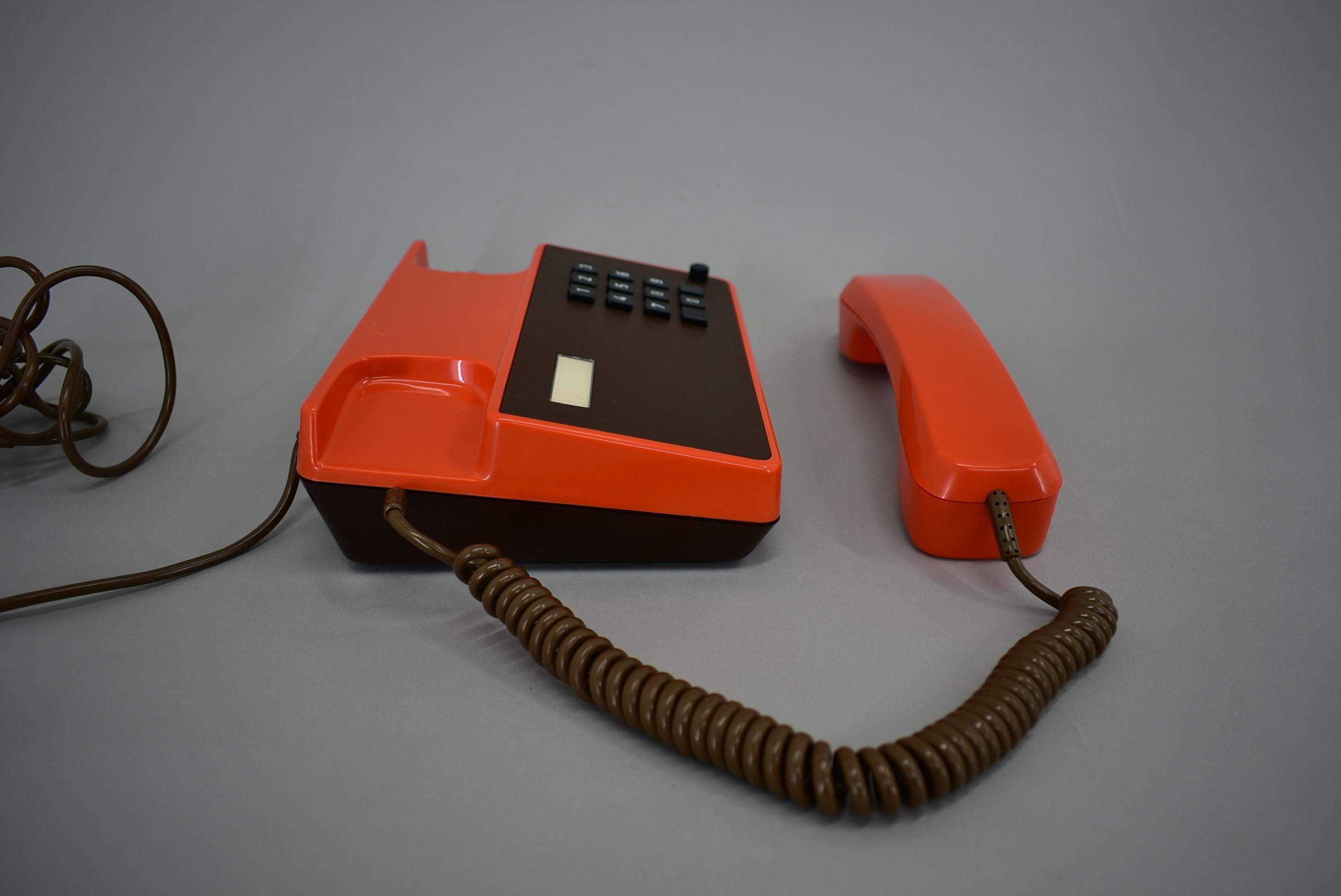 Mid-Century Functional Tesla Phone 1985, Czechoslovakia For Sale 3