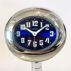 Midcentury Futuristic Desk clock by the Europa Clock Co.