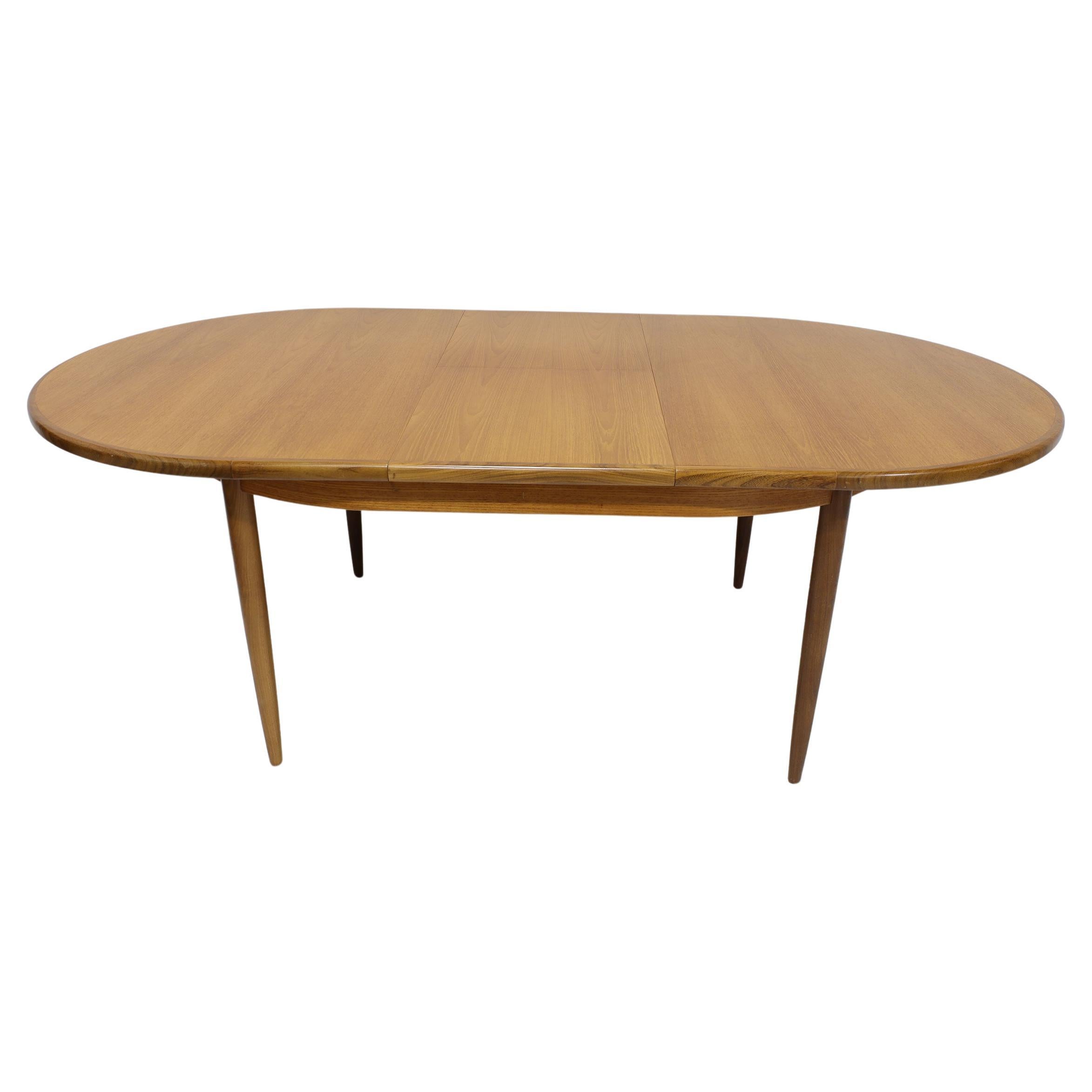 Mid-Century G Plan Fresco Extendable Butterfly Leaf Teak Dining Table 1960s For Sale