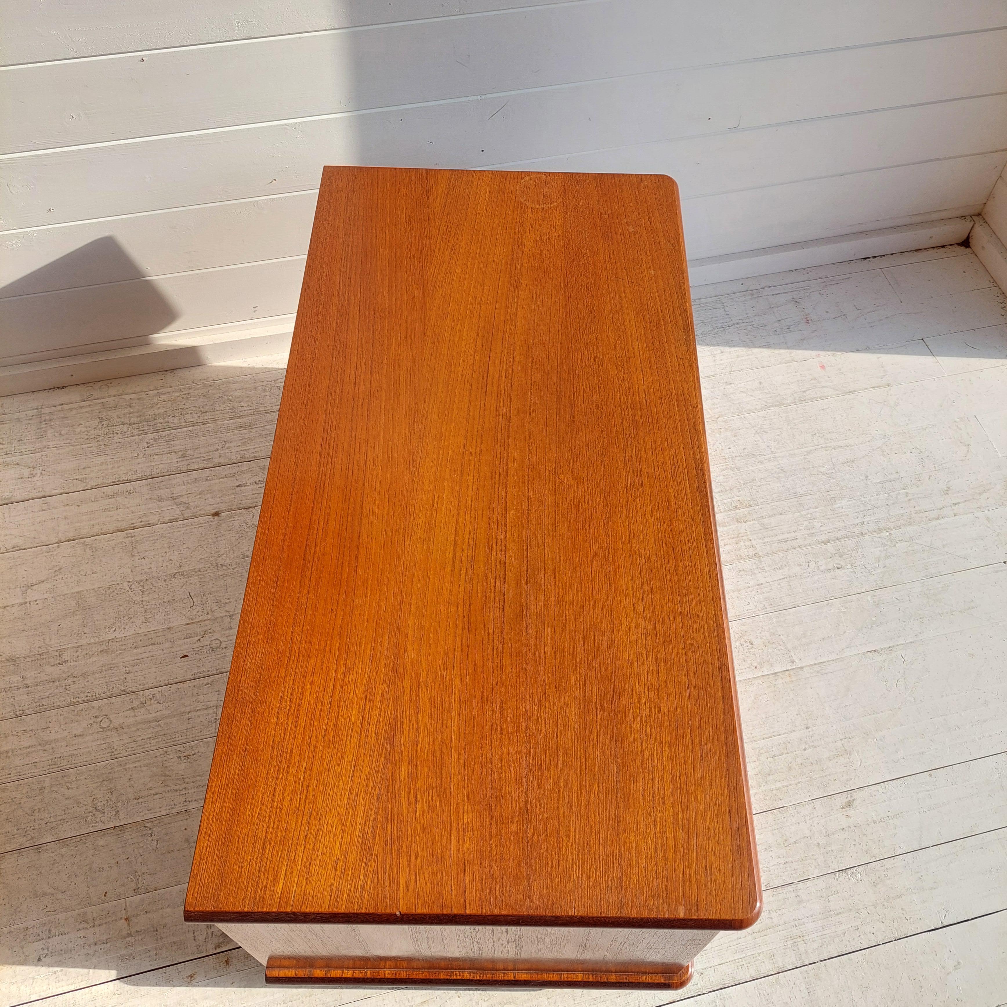 Mid Century G Plan Fresco Retro Teak Tv Unit Media Cabinet Drawers Sideboard, 70 2