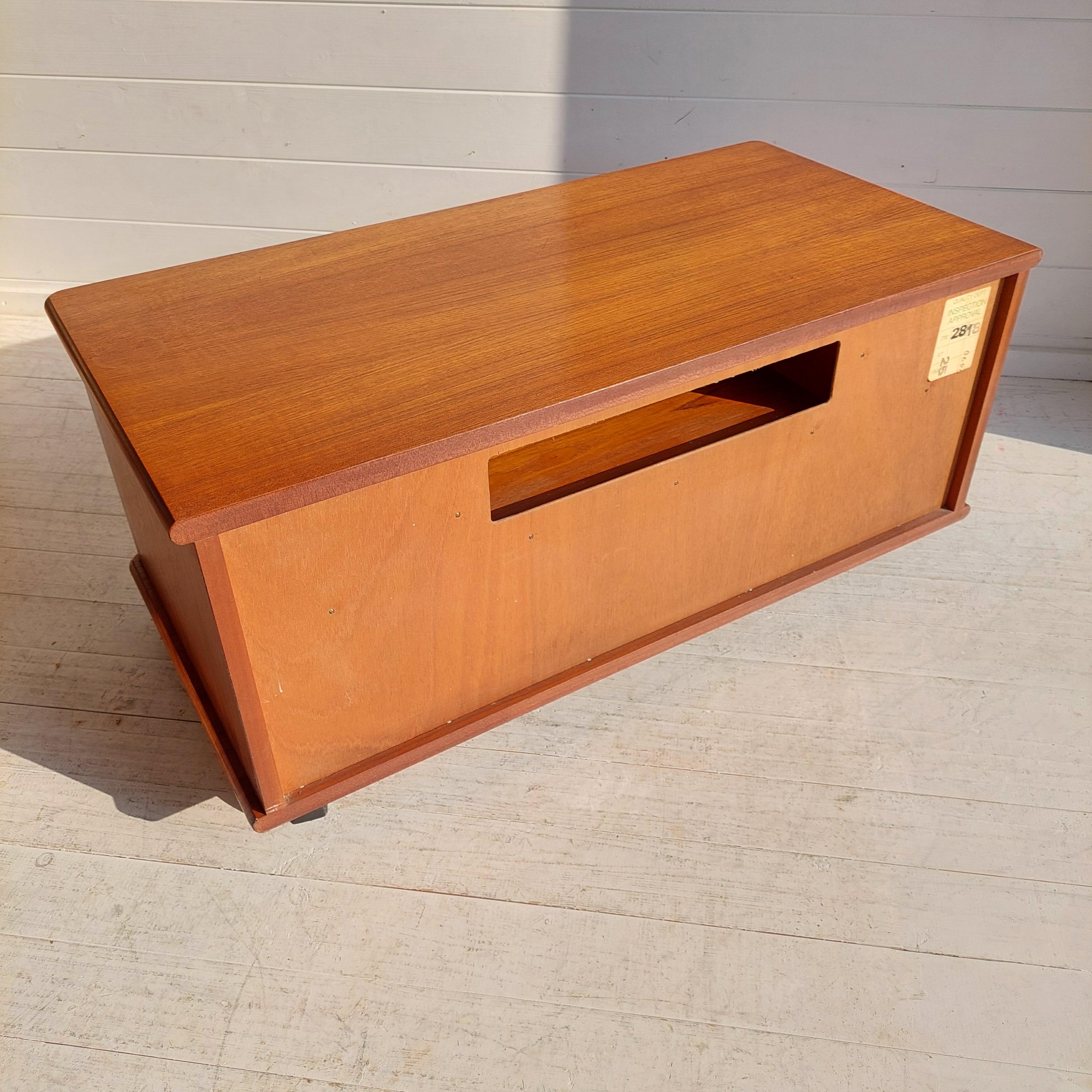 Mid Century G Plan Fresco Retro Teak Tv Unit Media Cabinet Drawers Sideboard, 70 7