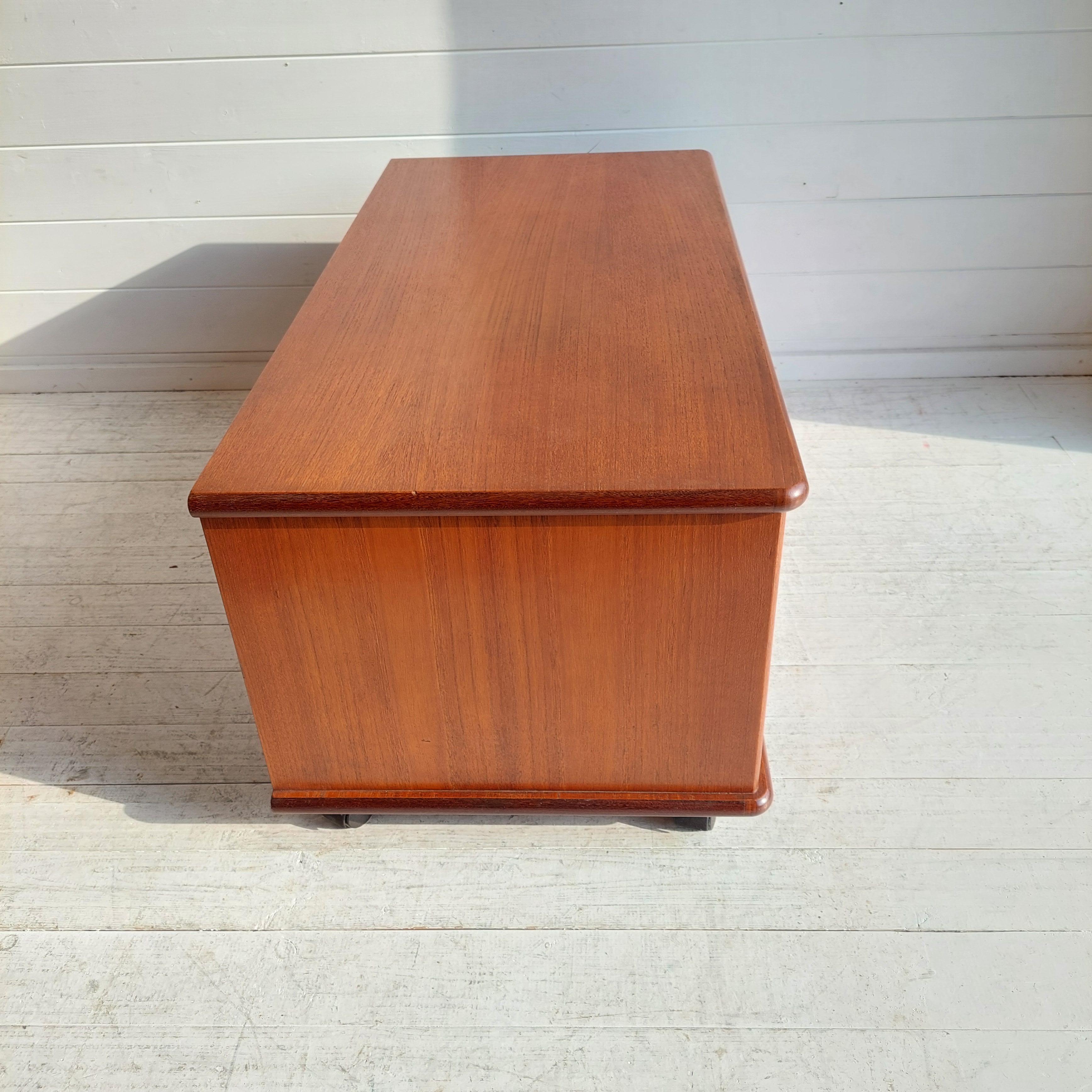Mid Century G Plan Fresco Retro Teak Tv Unit Media Cabinet Drawers Sideboard, 70 1