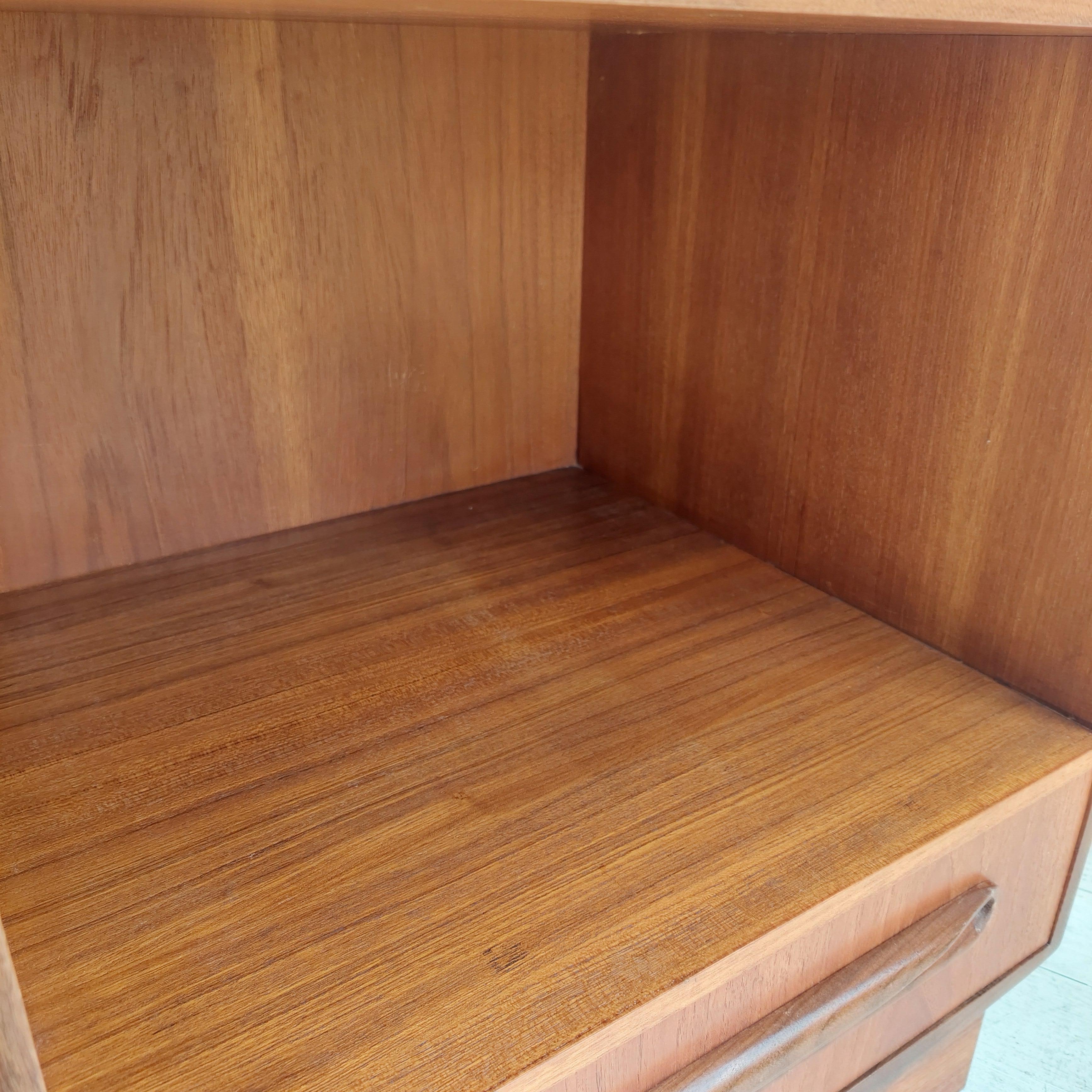 Mid Century G Plan Fresco Teak Bedside table nightstand 60s 5