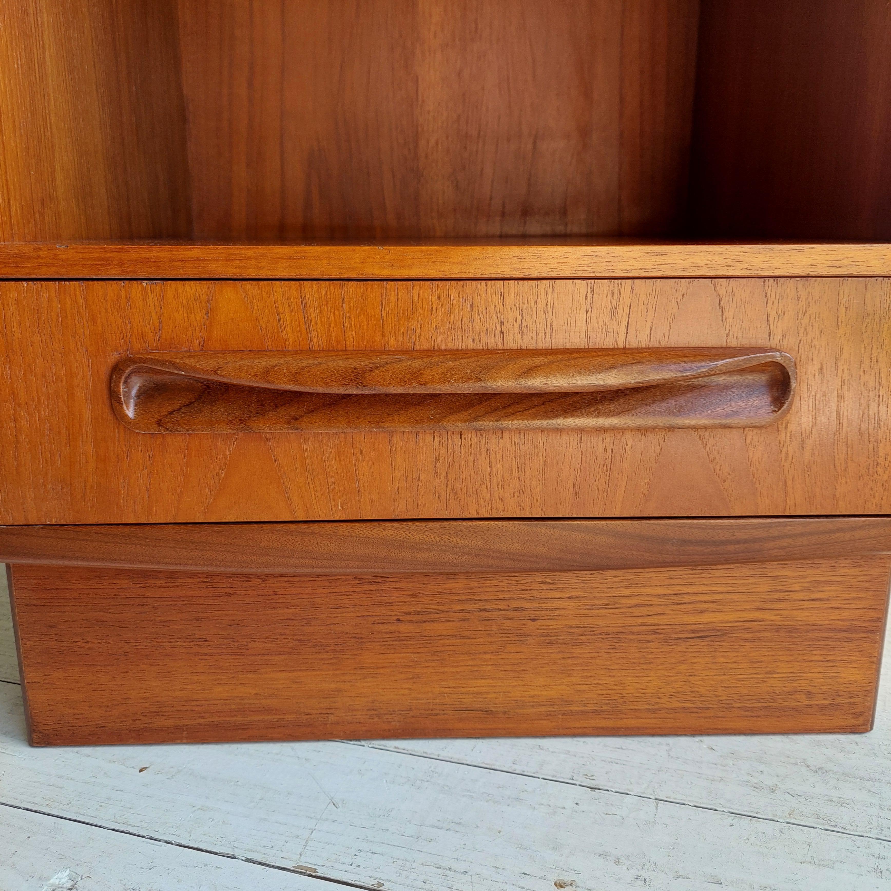 Mid Century G Plan Fresco Teak Bedside table nightstand 60s 6