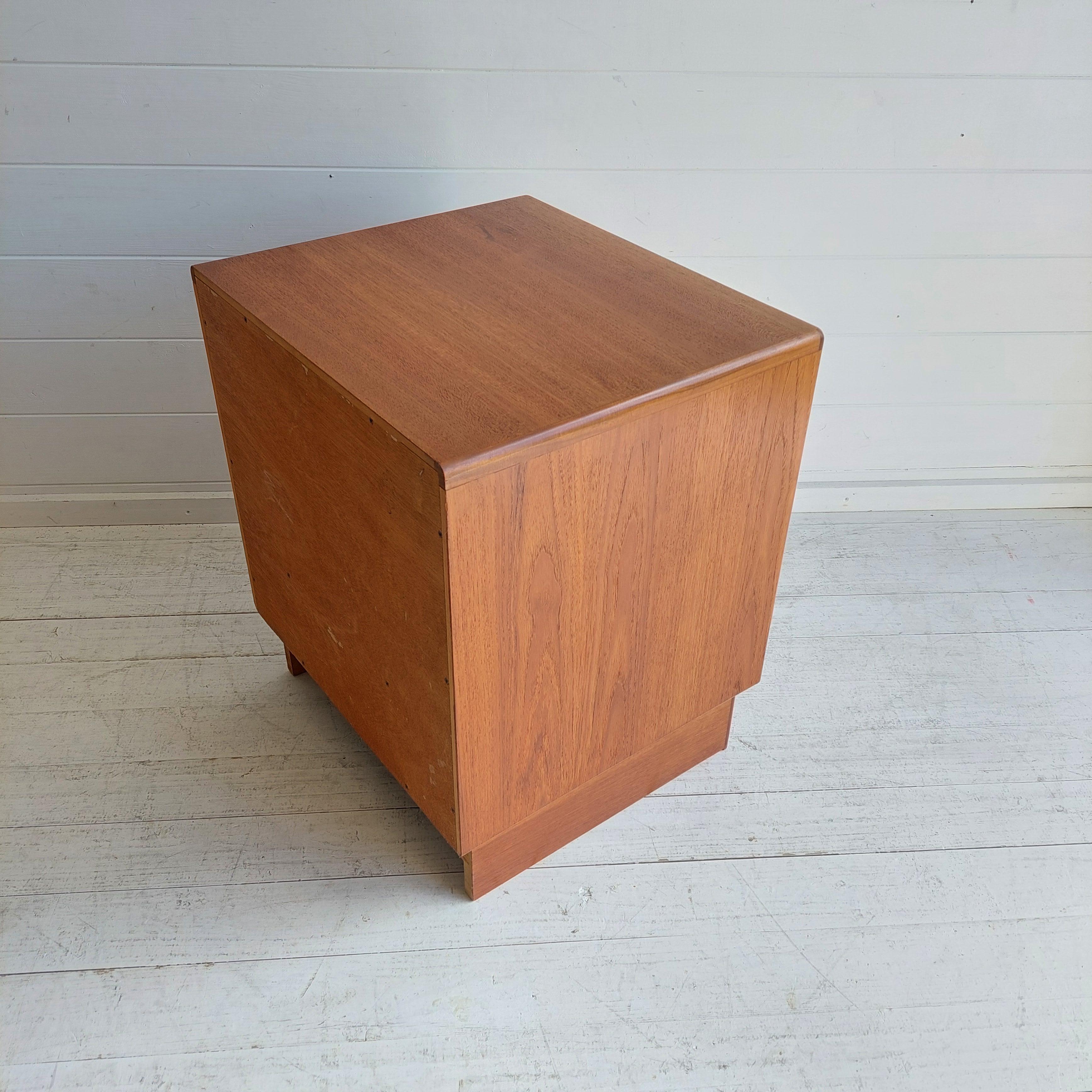 Mid Century G Plan Fresco Teak Bedside table nightstand 60s 14