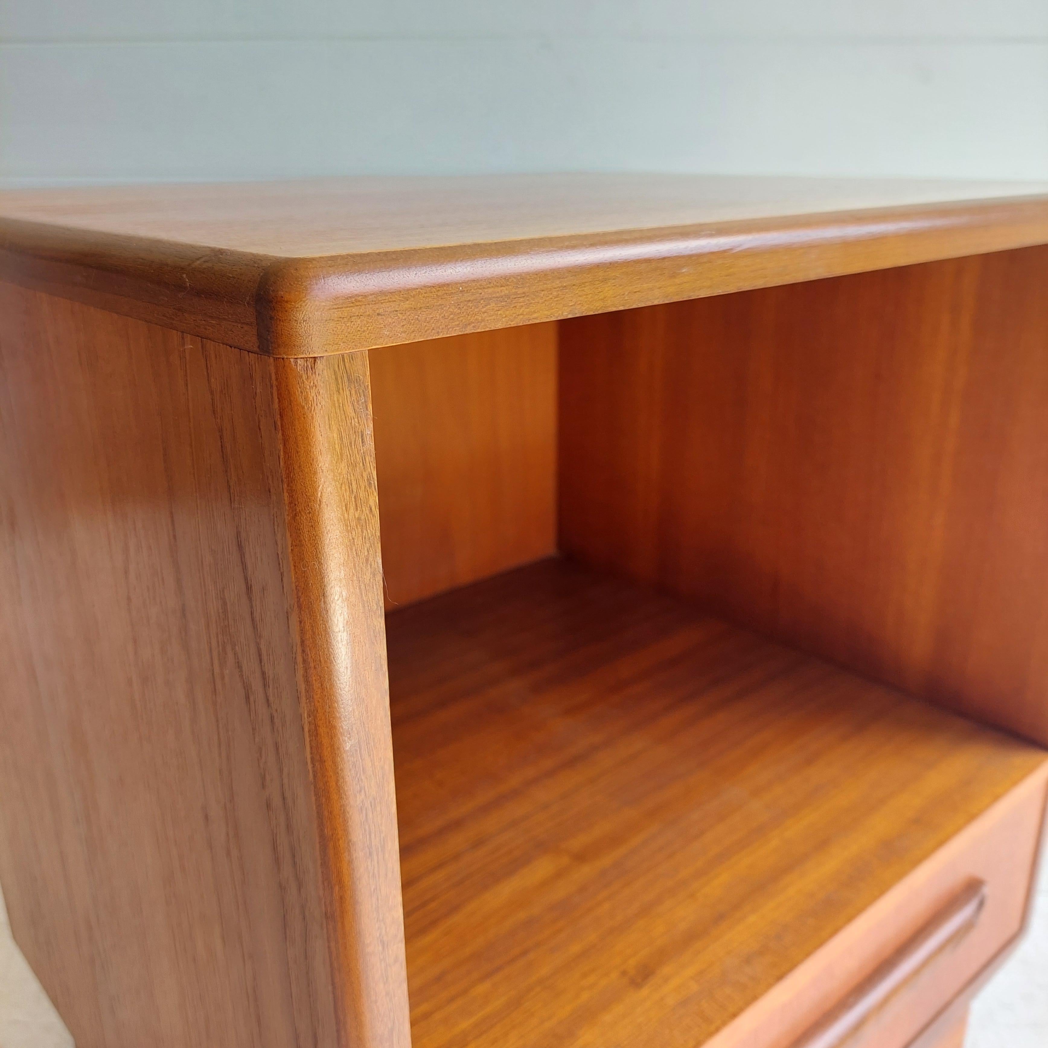 Mid Century G Plan Fresco Teak Bedside table nightstand 60s 3