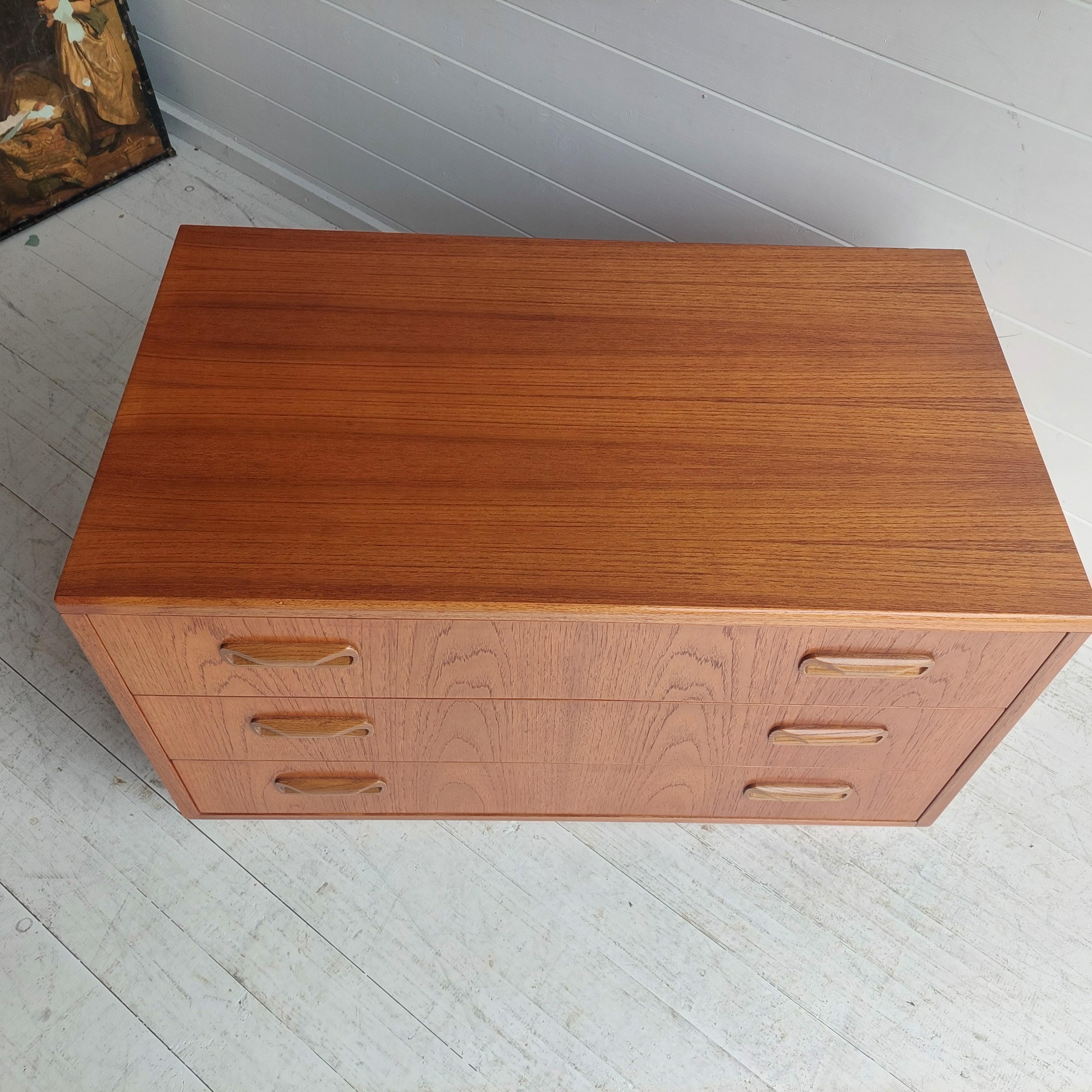 Mid Century  G Plan Fresco Teak Chest Of Drawers, 1960s 9