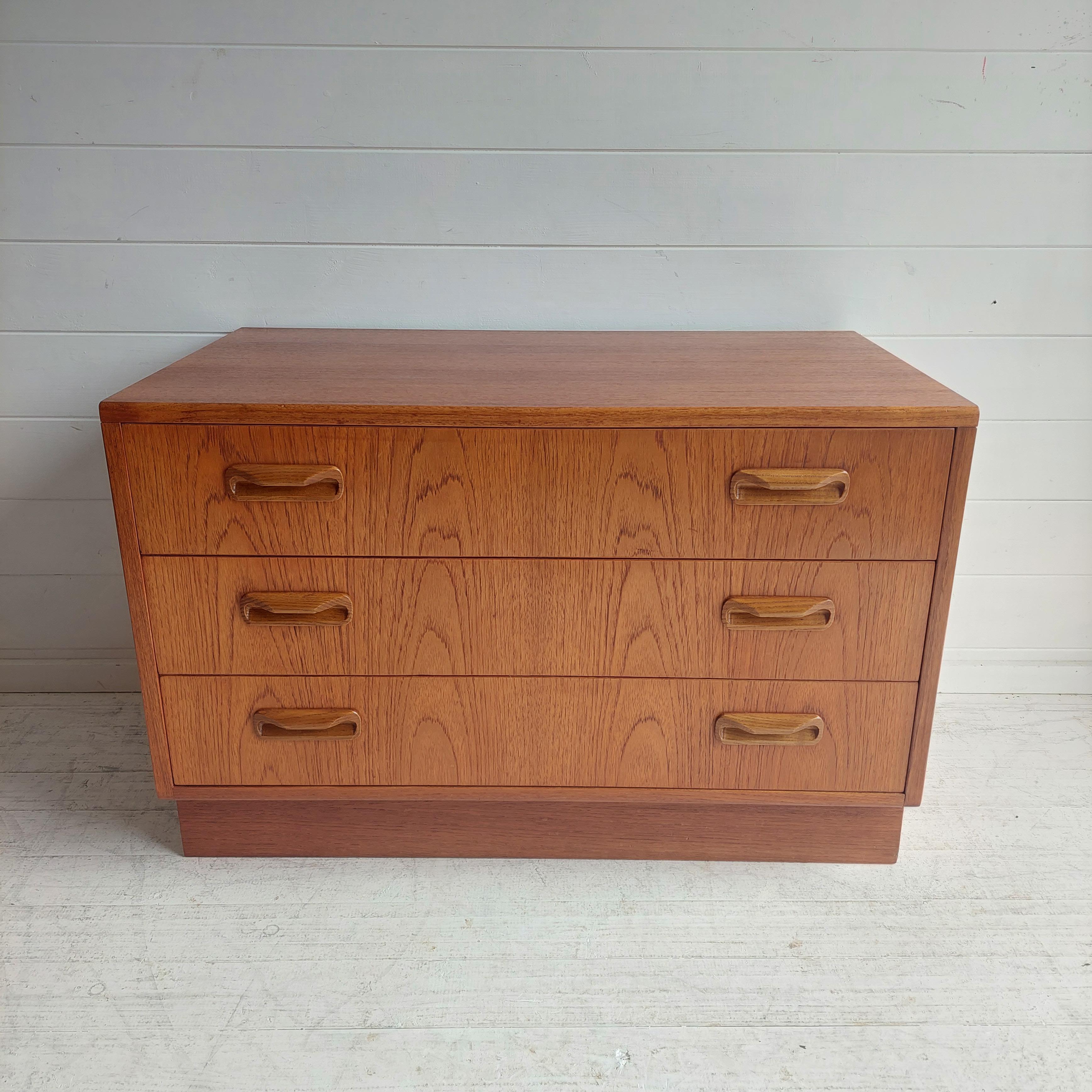 Mid Century  G Plan Fresco Teak Chest Of Drawers, 1960s 2