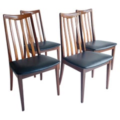 Retro Midcentury G Plan Fresco Teak Dining Chairs 1960s, Set of 4