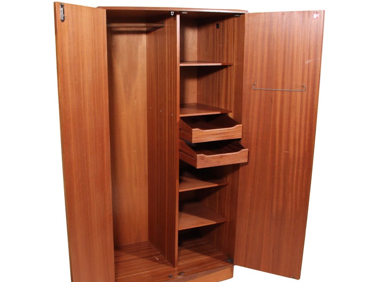 Midcentury G Plan Fresco Teak Wardrobe Armoire at 1stDibs g plan wardrobe, g plan fresco