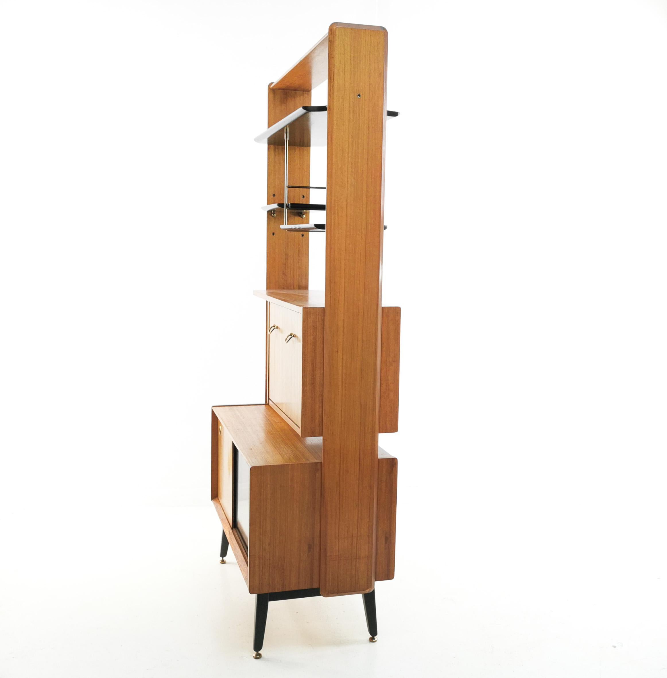 Midcentury G Plan Librenza Tola Room Divider Shelving Unit For Sale at