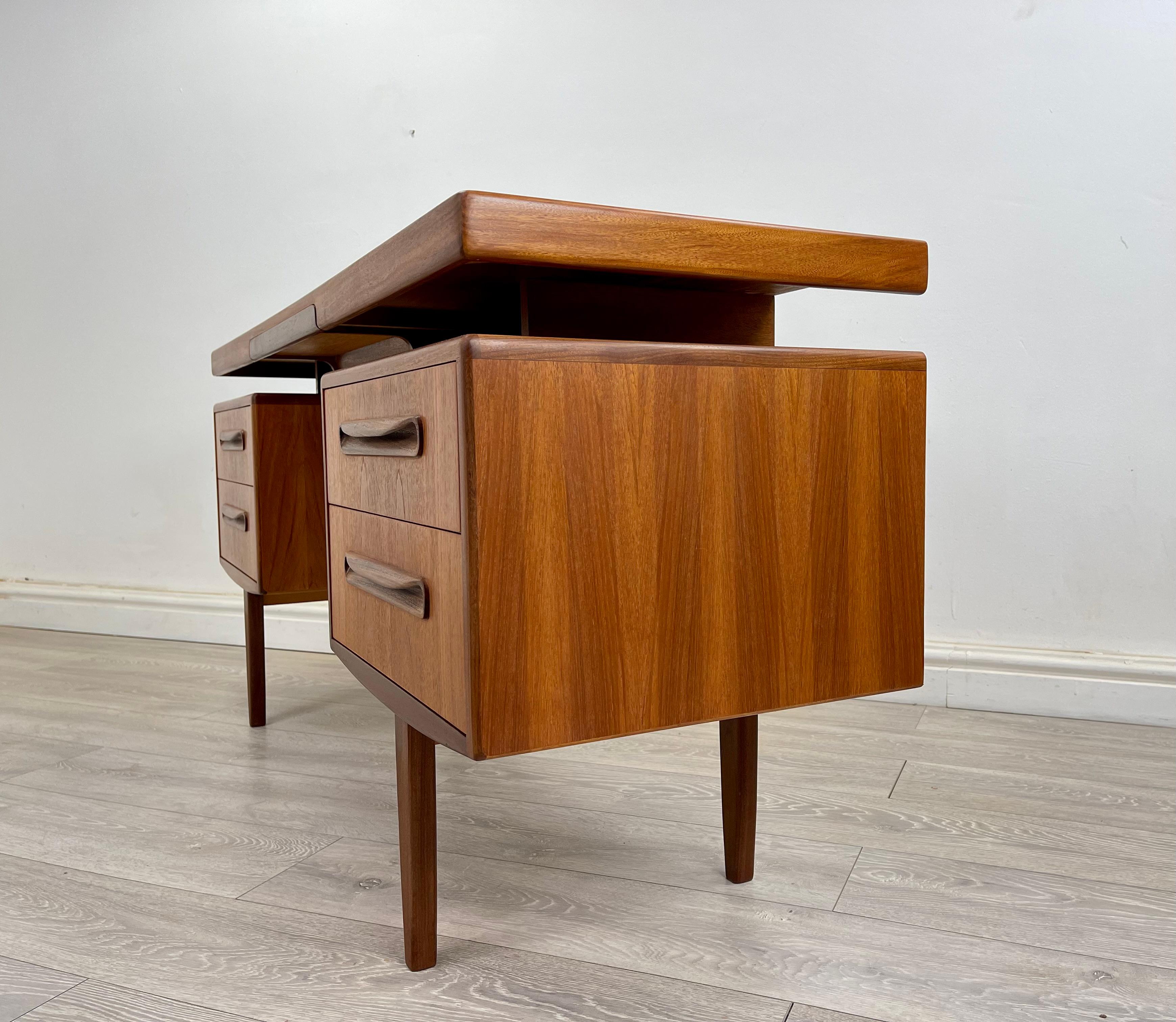 Mid Century G Plan Teak Desk 1