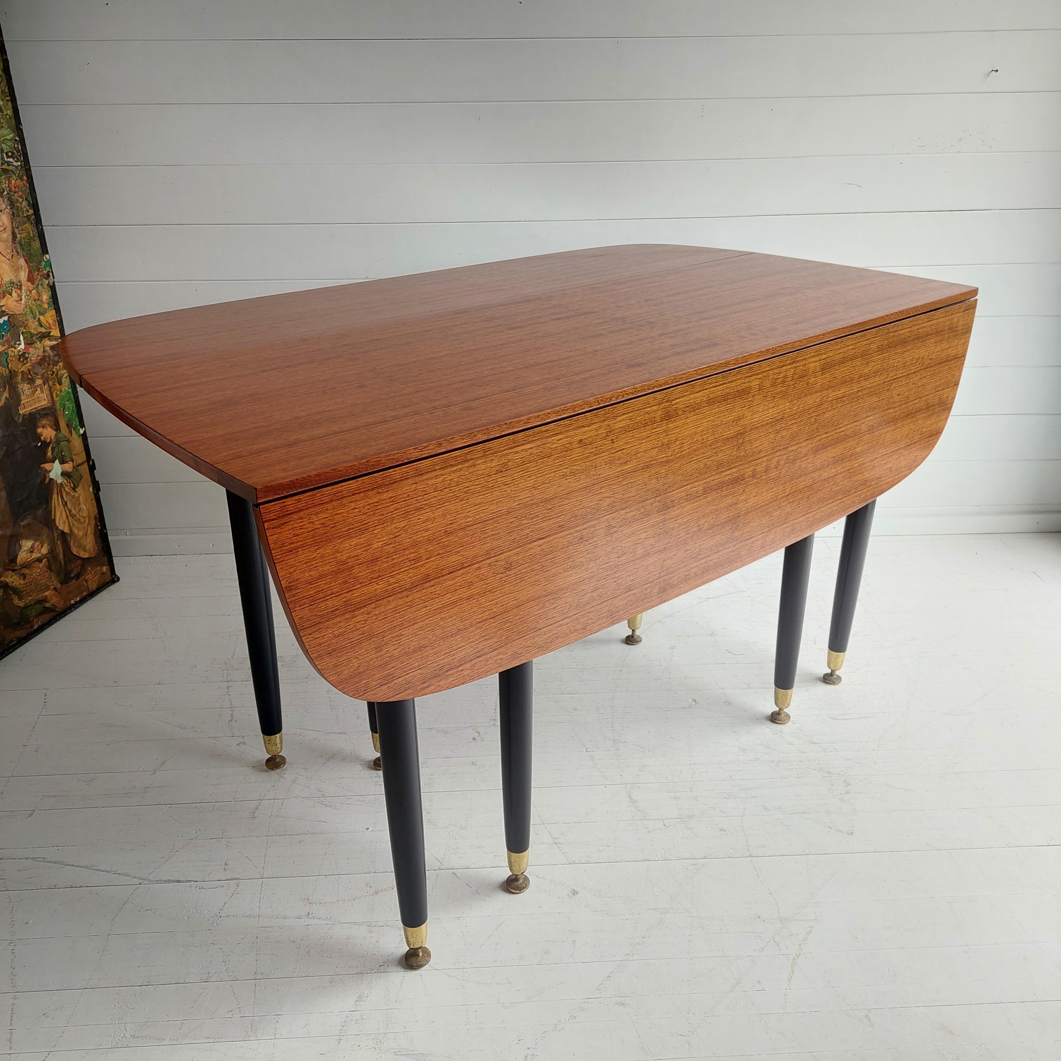 Mid Century G Plan Tola Gateleg Drop Leaf Dining Table 1950/60s In Good Condition In Leamington Spa, GB
