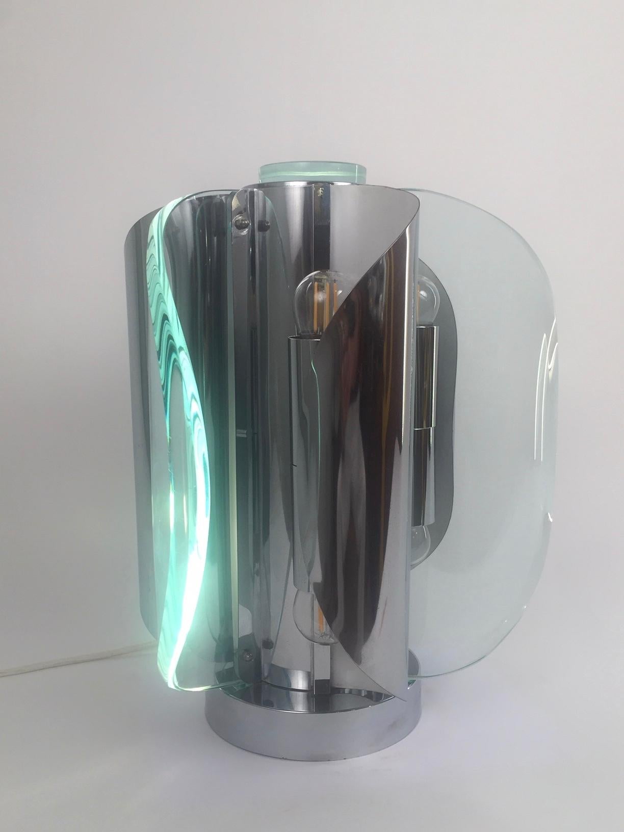 Mid-Century Gaetano Sciolari Table Lamp, 1960 For Sale 5