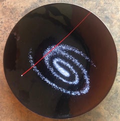 Midcentury "Galaxy" Enamel on Copper Plate by Alexander for General Dynamics