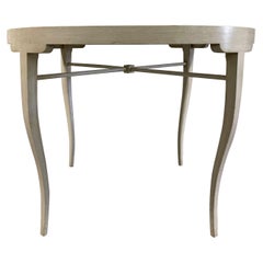 Mid Century Spieltisch Cabriole Legs