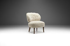 Fauteuil "Gamla Berlin" du milieu du siècle par Carl Malmsten, Suède, années 1940