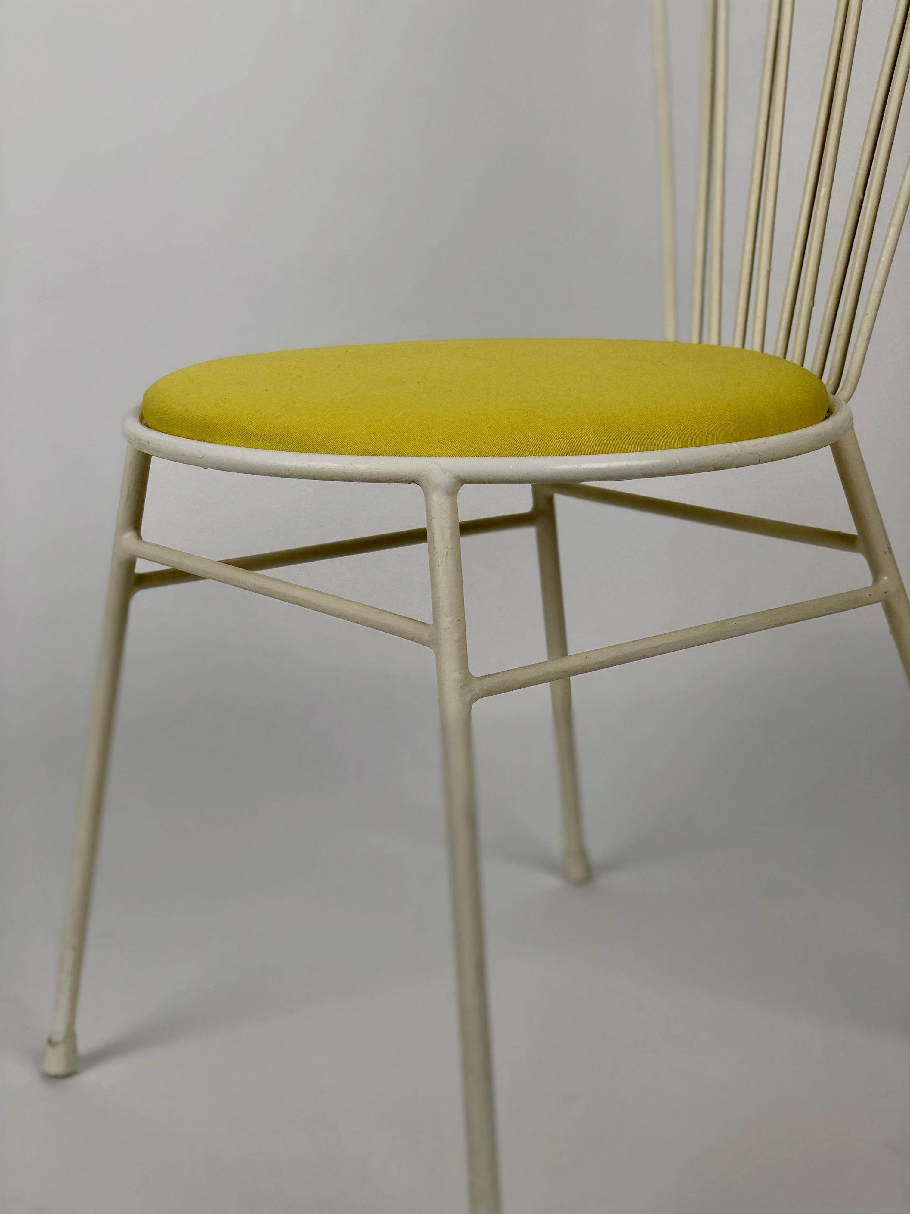 Painted Mid Century Garden Chair from Austria For Sale