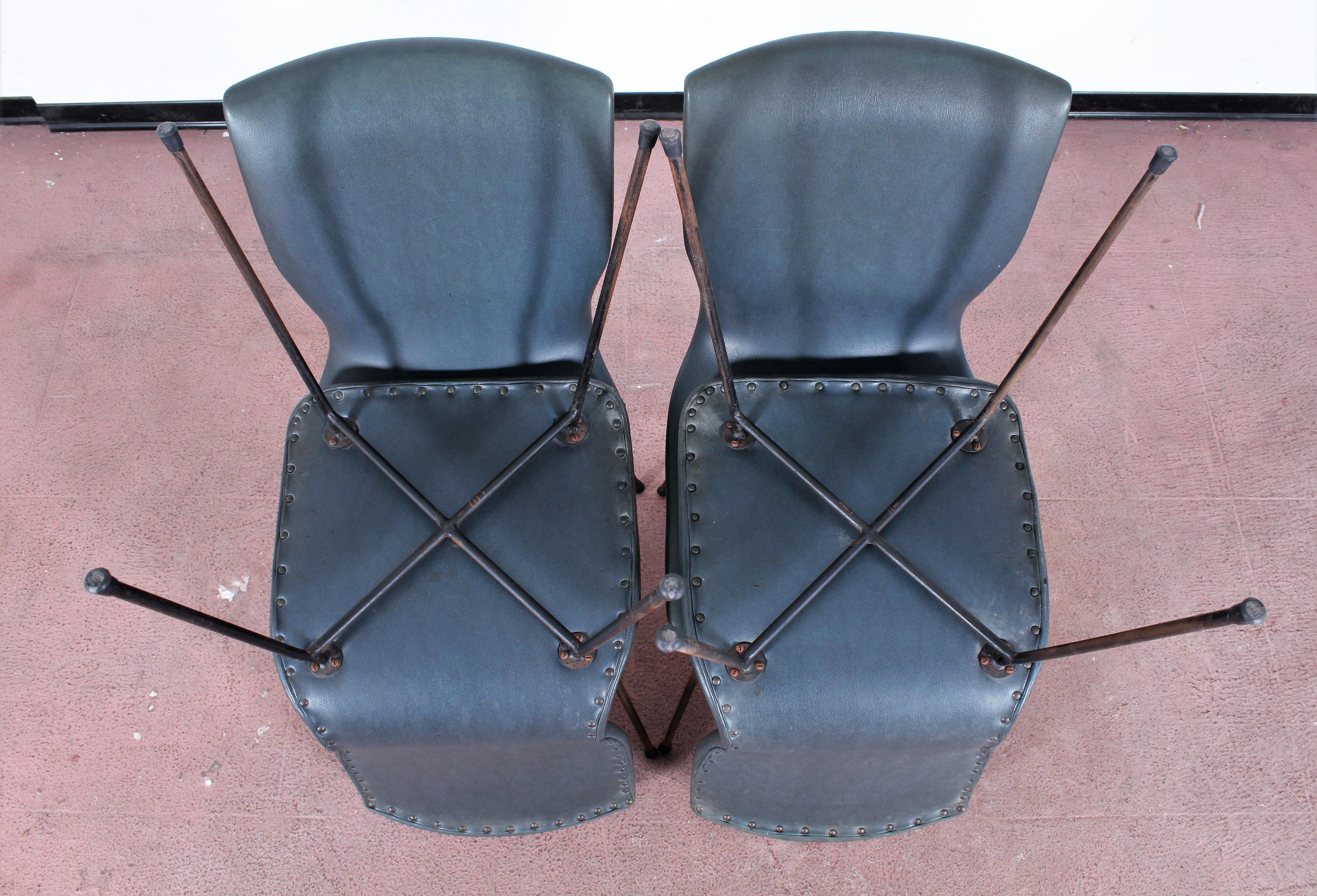 Midcentury Gastone Rinaldi Modern Dining Chairs Set of 4, 1960s, Italy 9