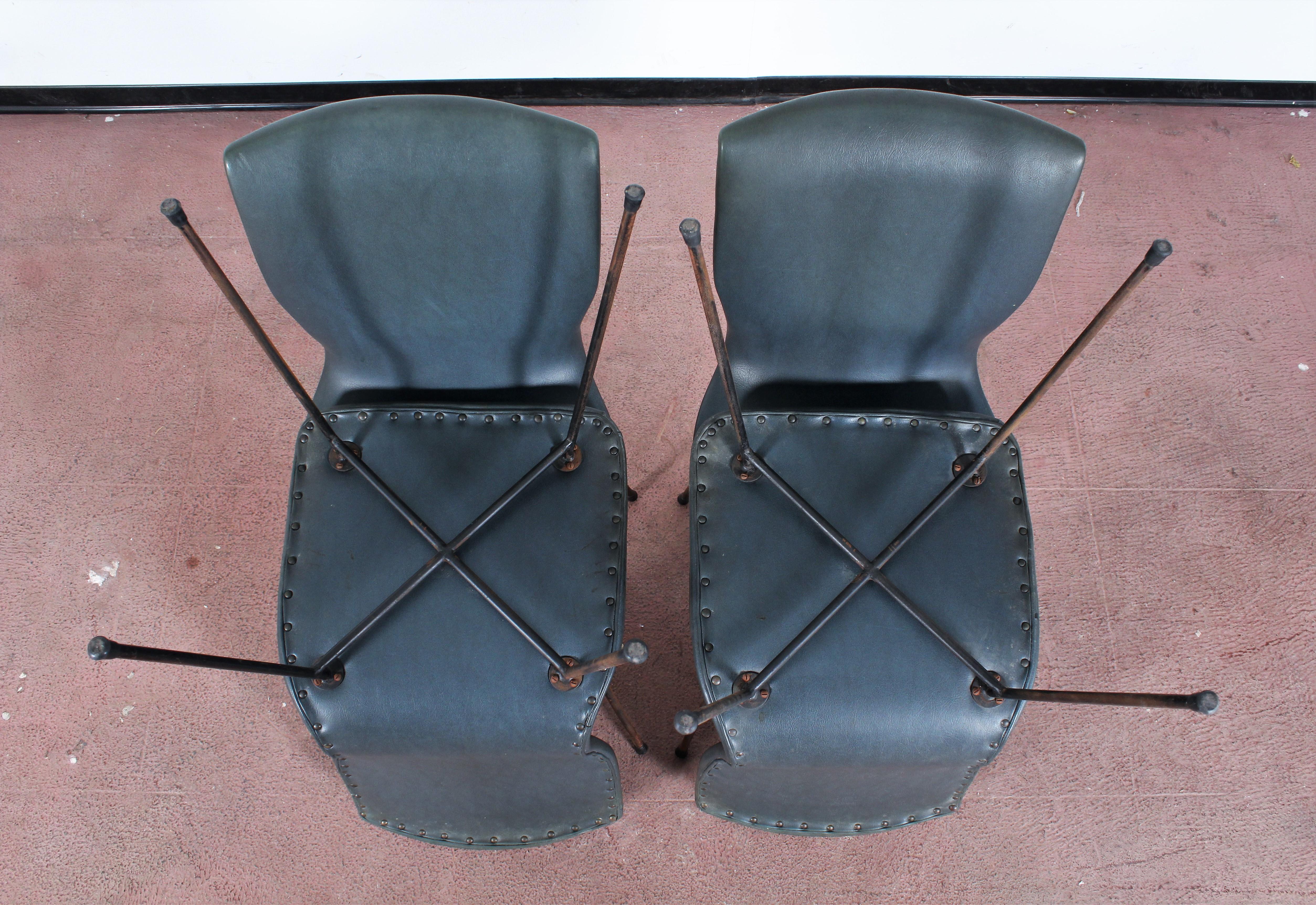 Midcentury Gastone Rinaldi Modern Dining Chairs Set of 4, 1960s, Italy 12