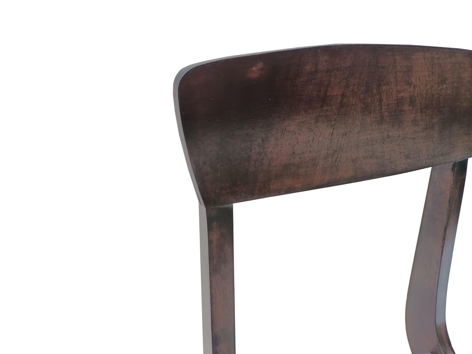 Mid Century Gazelle Beige Samt Dark Wood Chair, Europa, 1960er Jahre im Zustand „Hervorragend“ im Angebot in 05-080 Hornowek, PL