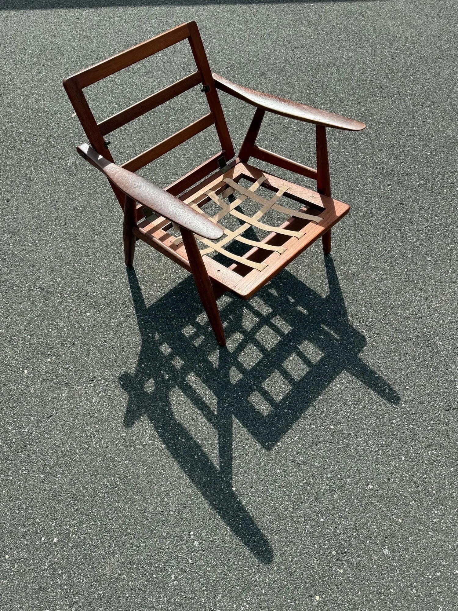 GE-270 Loungesessel aus der Jahrhundertmitte von Hans J. Wegner für Getama im Angebot 5