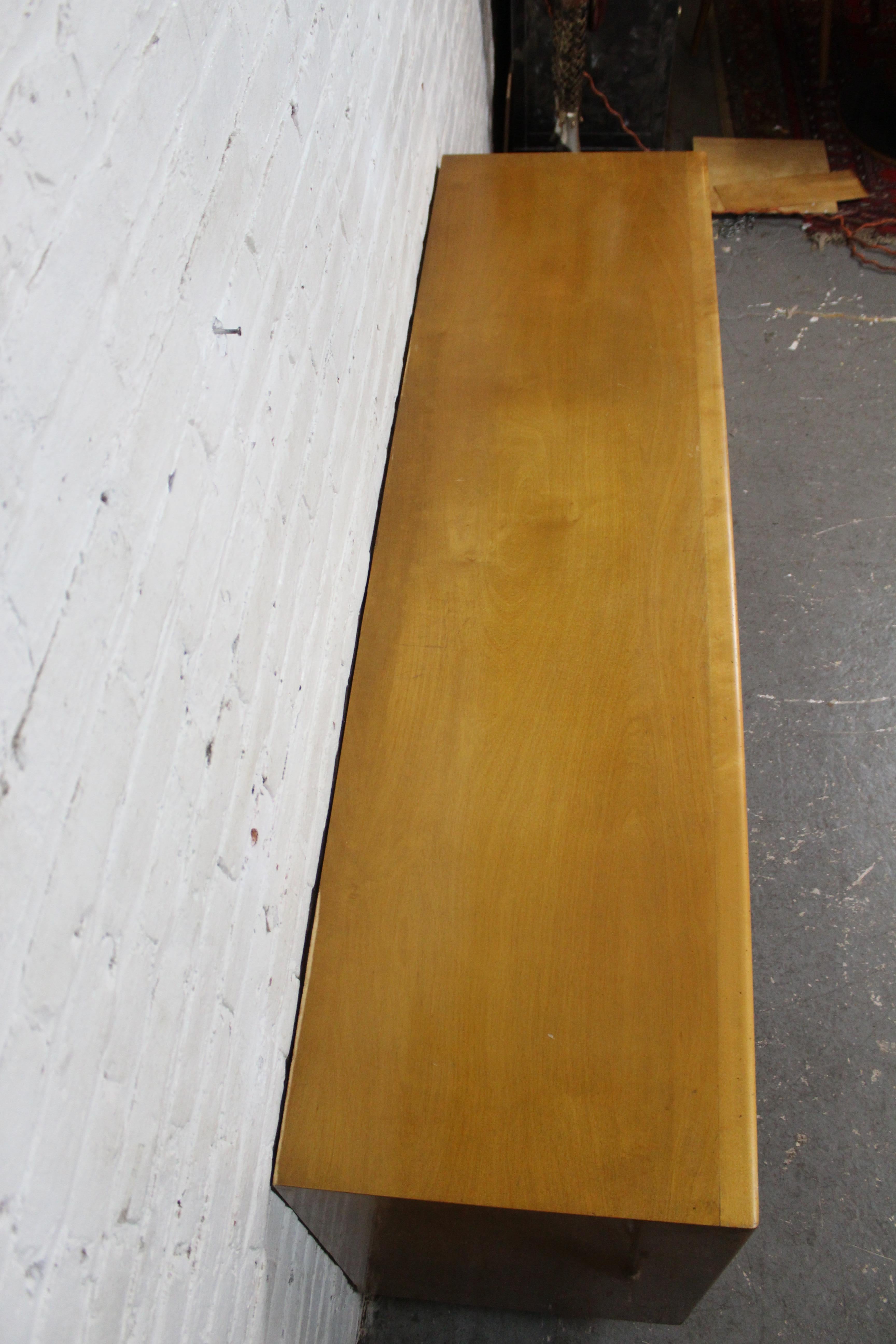 Mid-Century Geometric Birch Dresser by Edmond Spence For Sale 5
