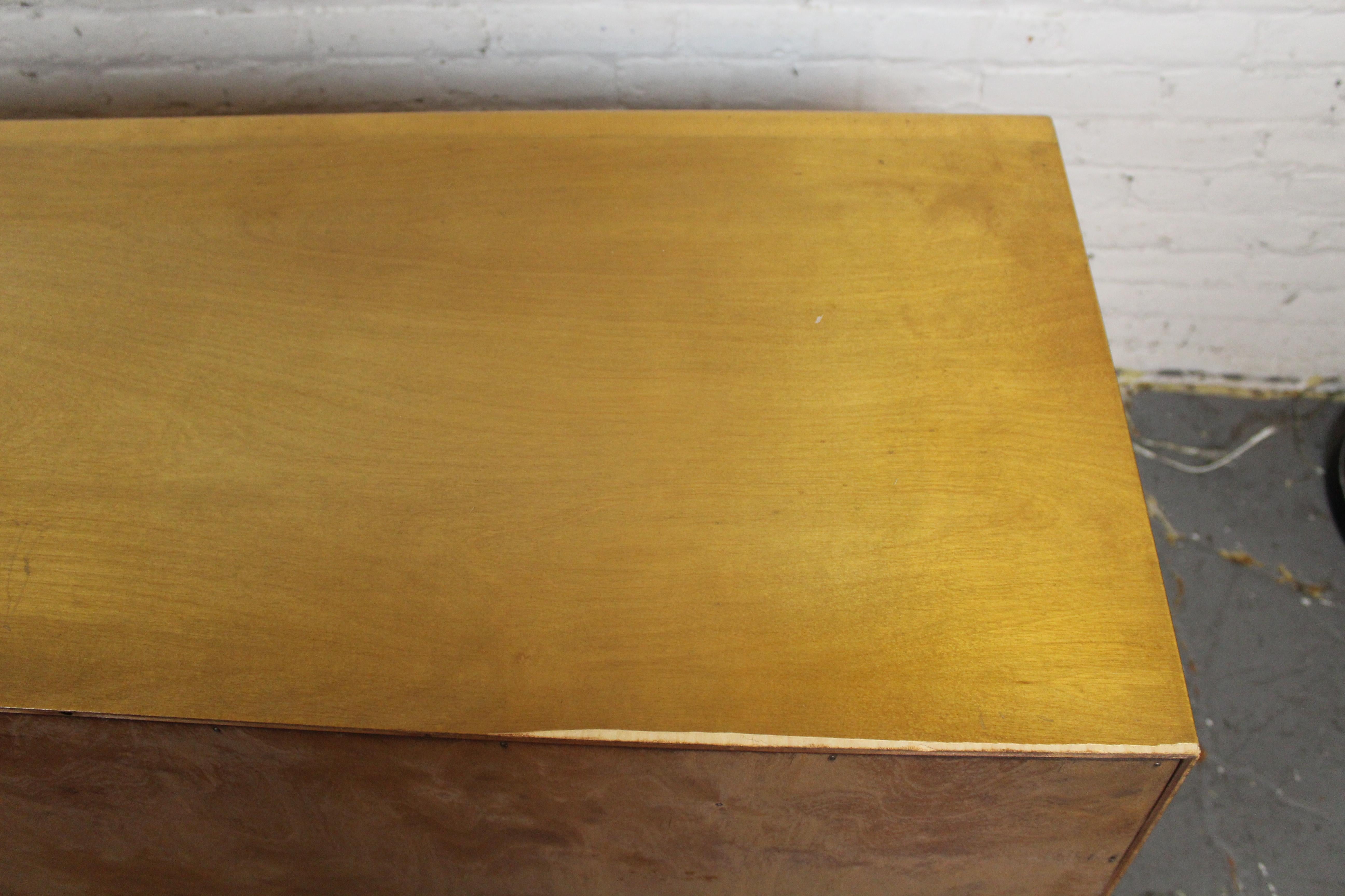 Mid-Century Geometric Birch Dresser by Edmond Spence For Sale 9
