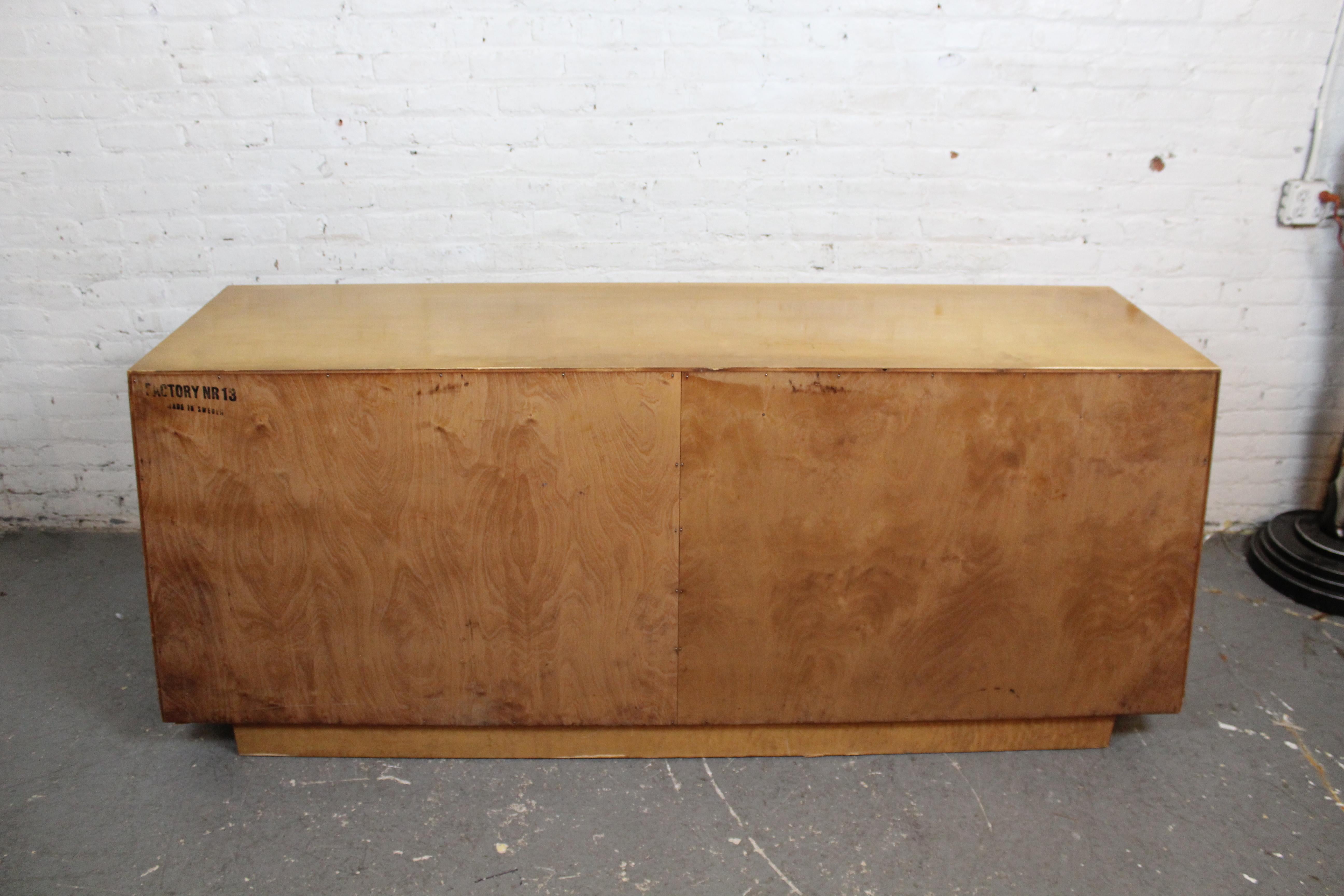 20th Century Mid-Century Geometric Birch Dresser by Edmond Spence For Sale
