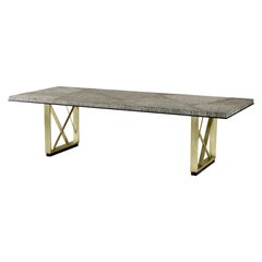 Mid Century Geometric Dining Table