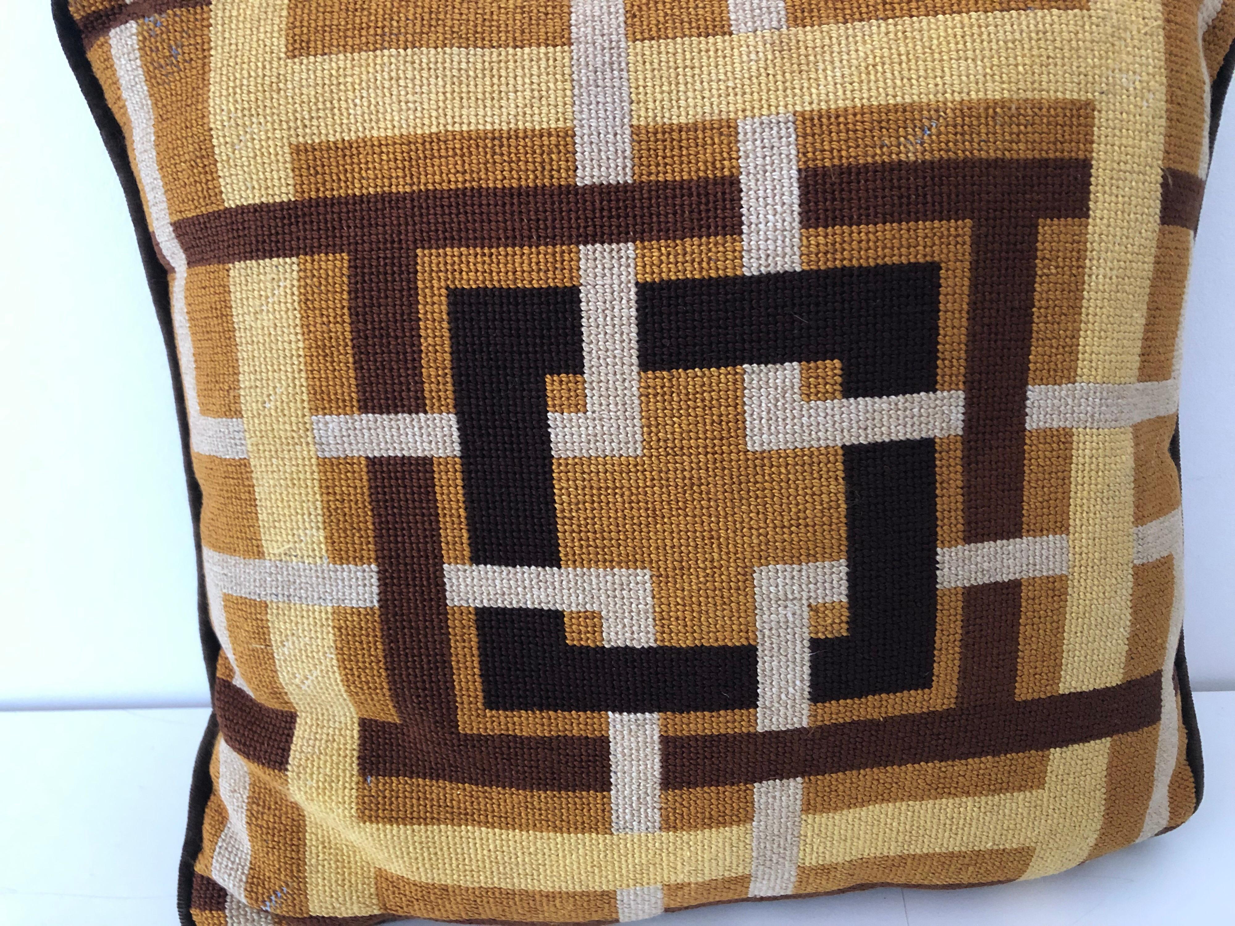geometric throw pillows