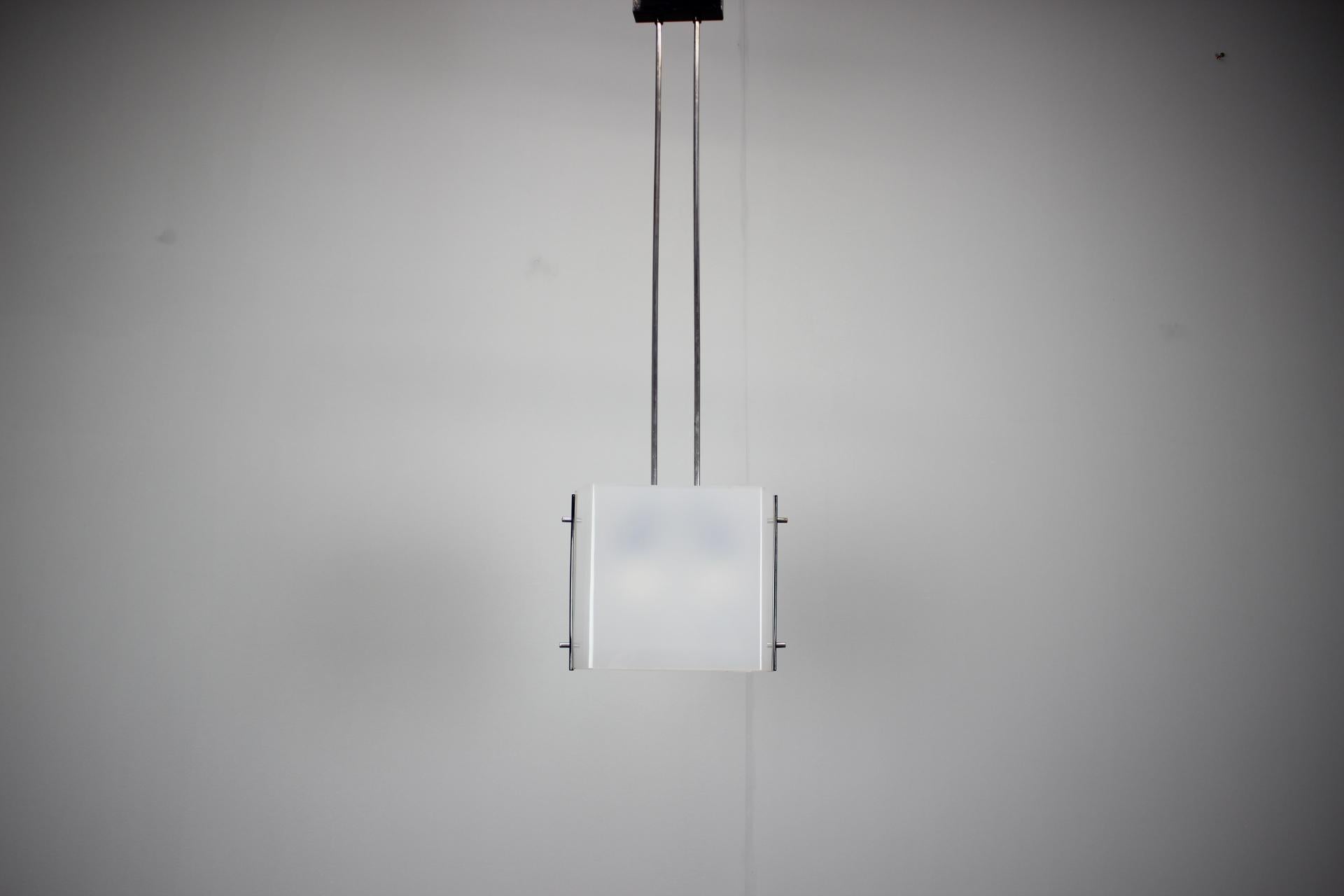 Mid-Century moderno Ciondolo geometrico di metà secolo di Lidokov, anni '70, Cecoslovacchia in vendita