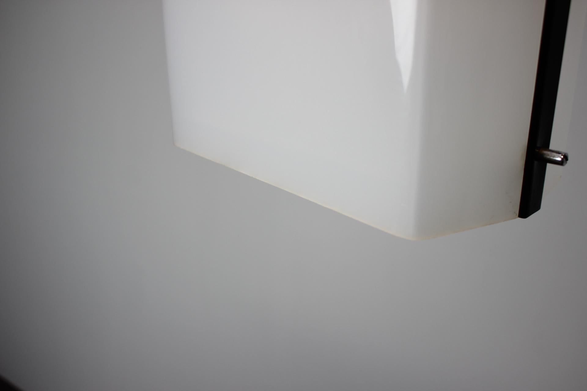 Cromo Ciondolo geometrico di metà secolo di Lidokov, anni '70, Cecoslovacchia in vendita