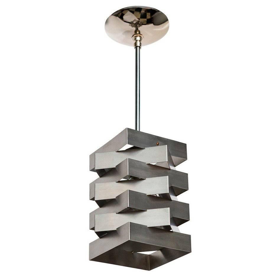 Midcentury Geometric Pendant by Niels Esmann and Hans C. Jensen