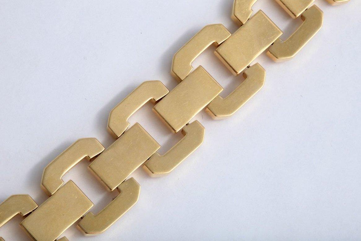 square link gold chain